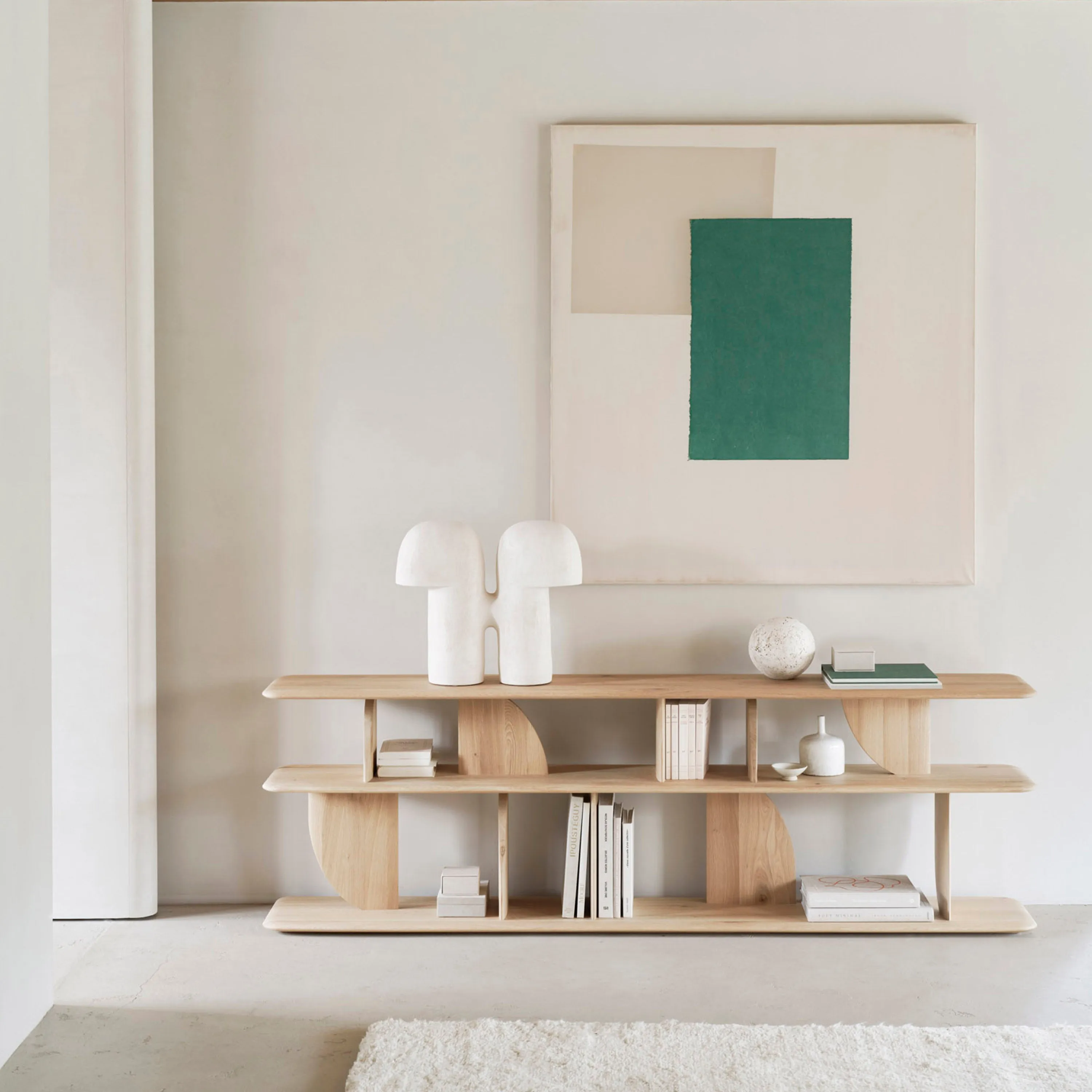 Geometric Sofa Console