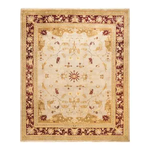 Gold Traditional Wool Rug - 8'2" x 10'1"
