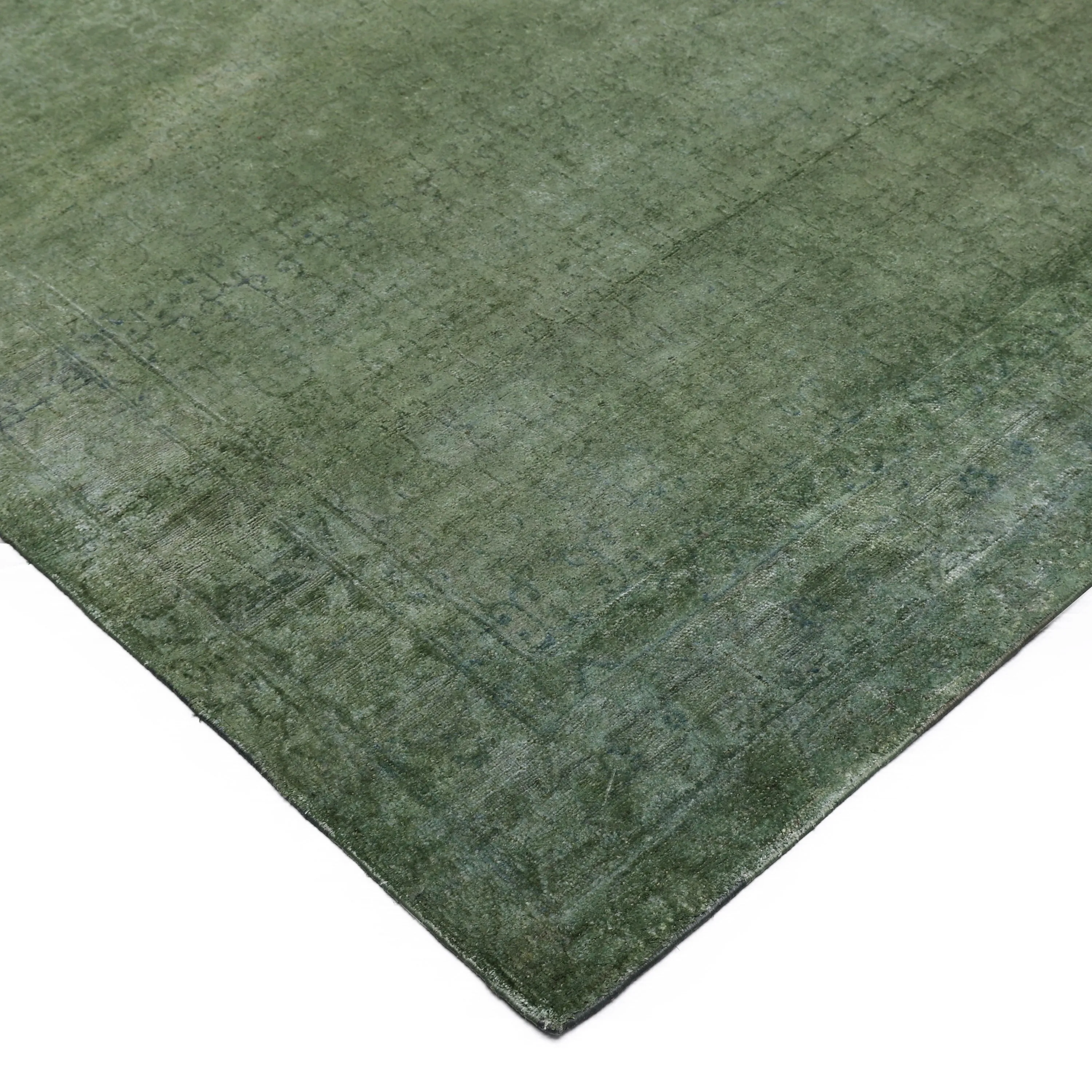 Green Alchemy Contemporary Silk Rug - 7'7" x 9'11"