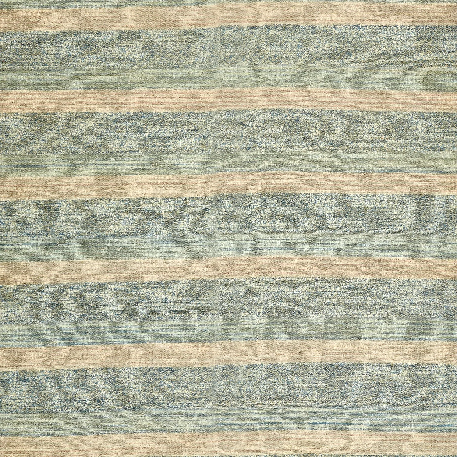 Green Flatweave Wool Rug - 9'6" x 17'3"