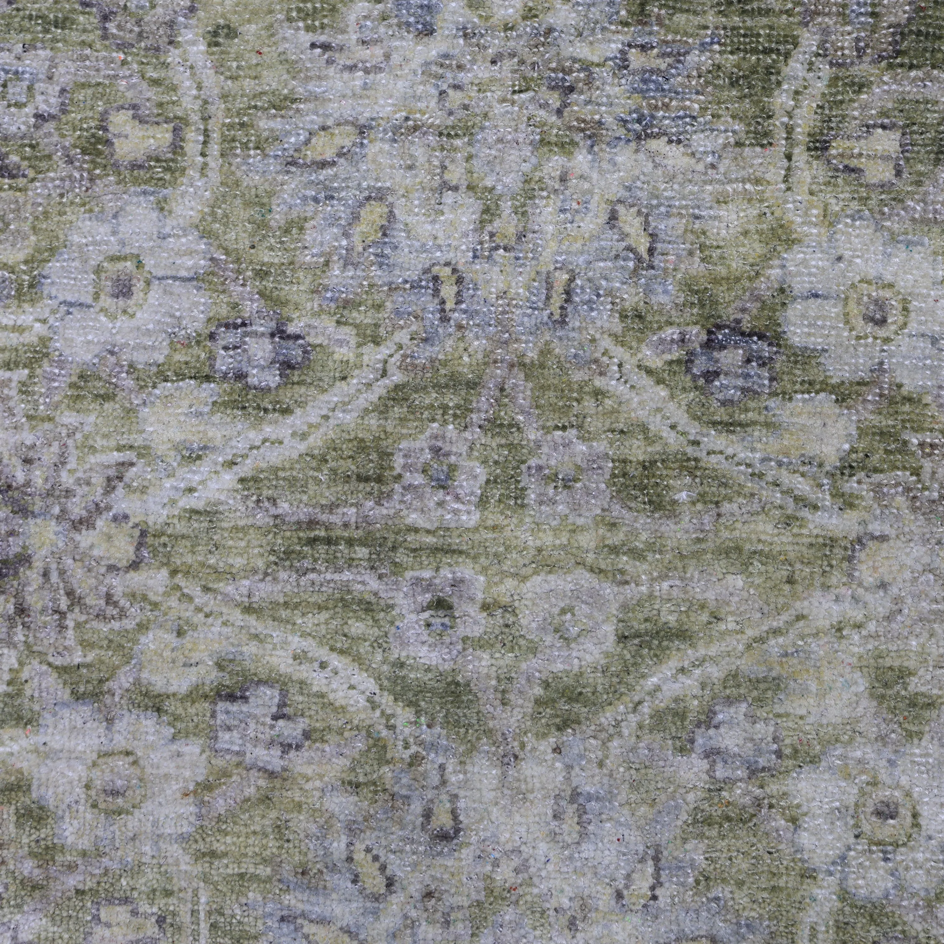 Grey Alchemy Transitional Silk Rug - 8'1" x 11'