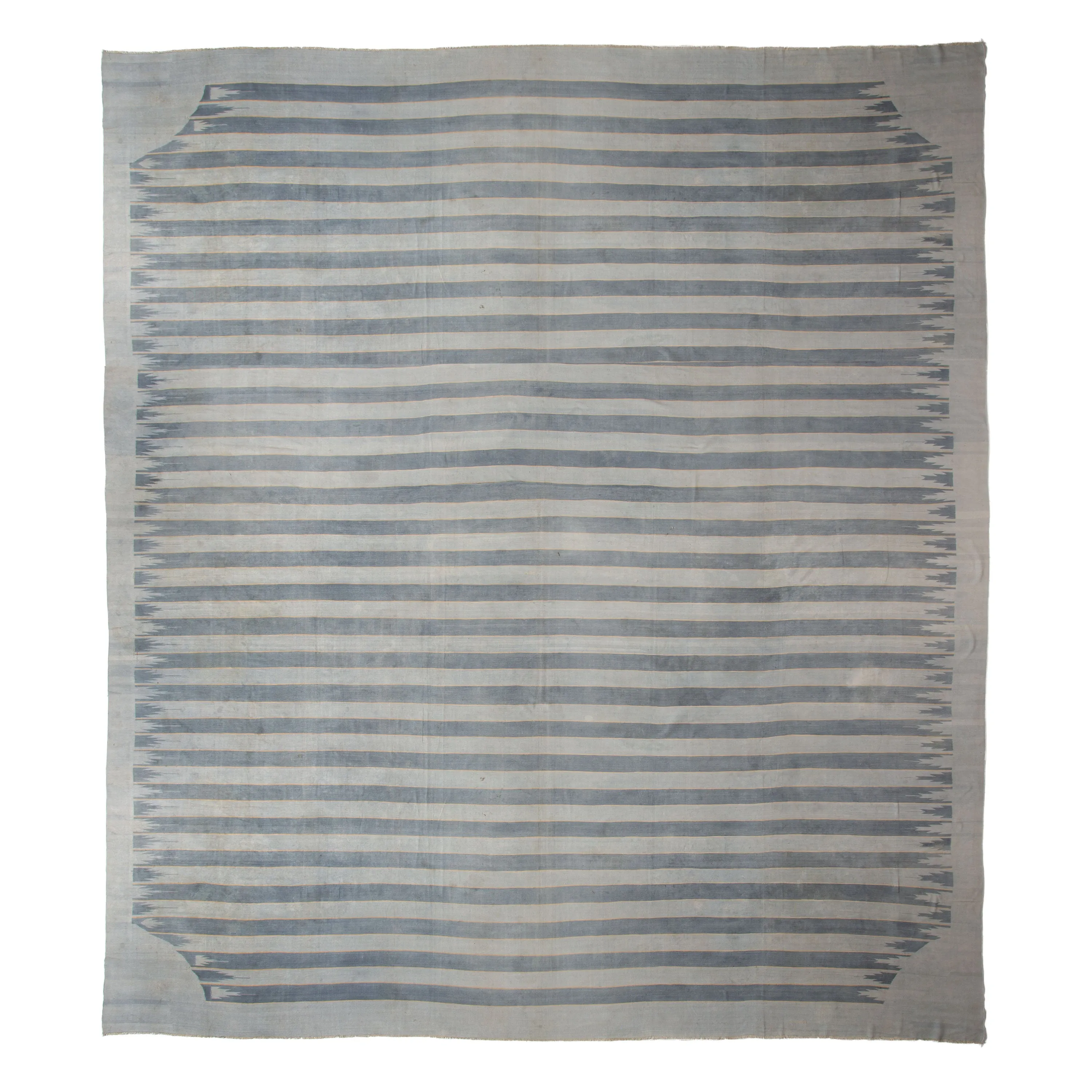 Grey Flatweave Cotton Rug - 17' x 20'9"
