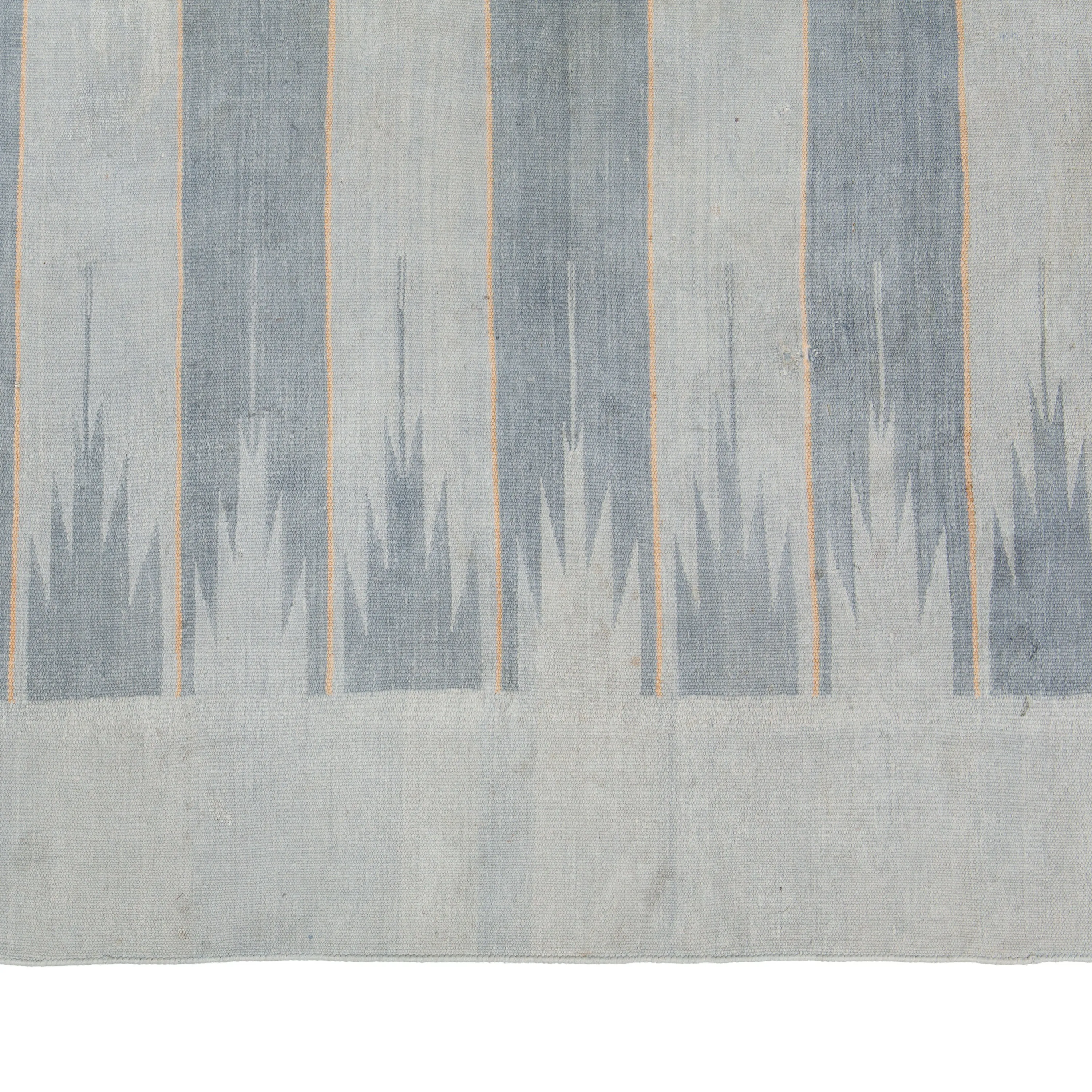 Grey Flatweave Cotton Rug - 17' x 20'9"