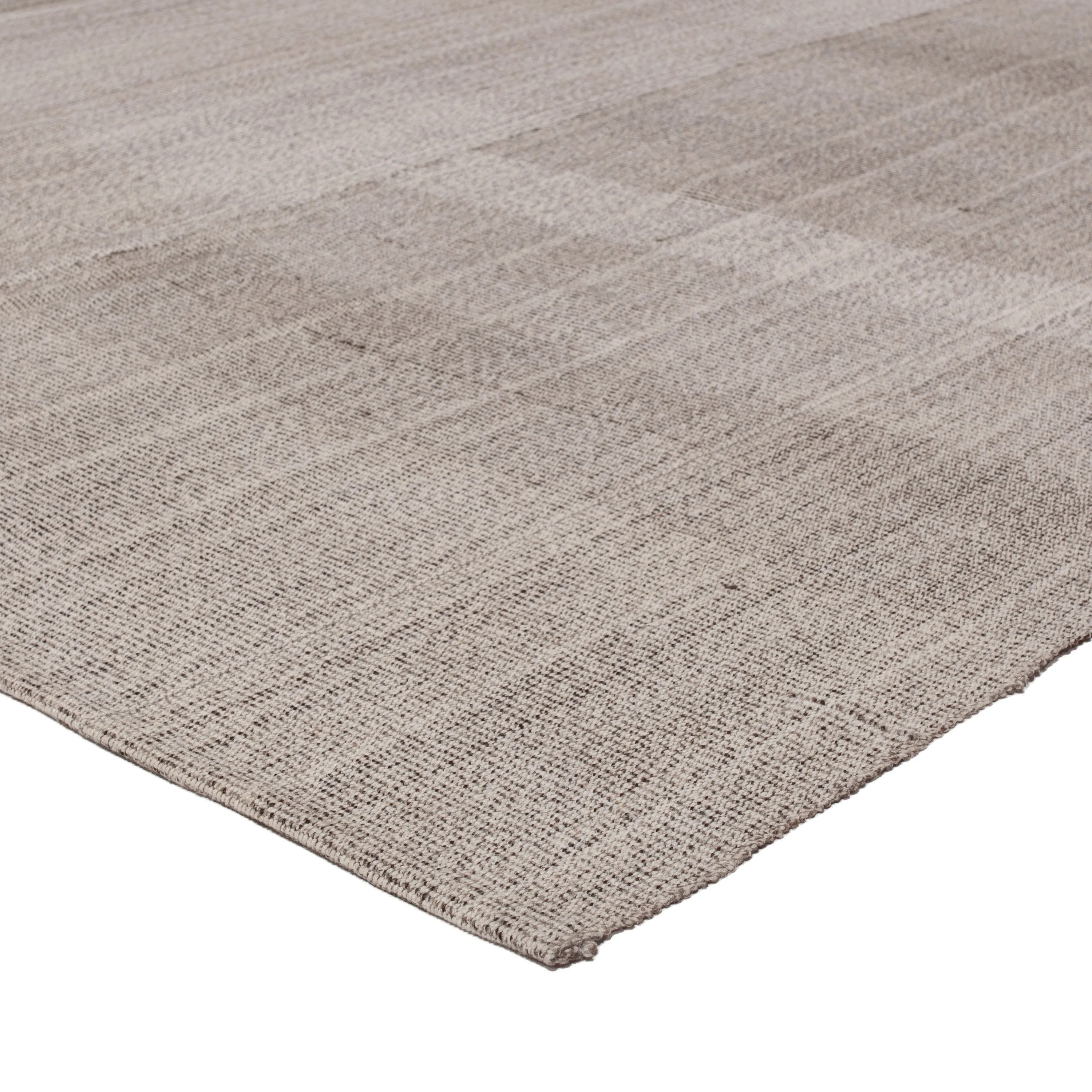 Grey Flatweave Wool Rug - 10'3"x13'