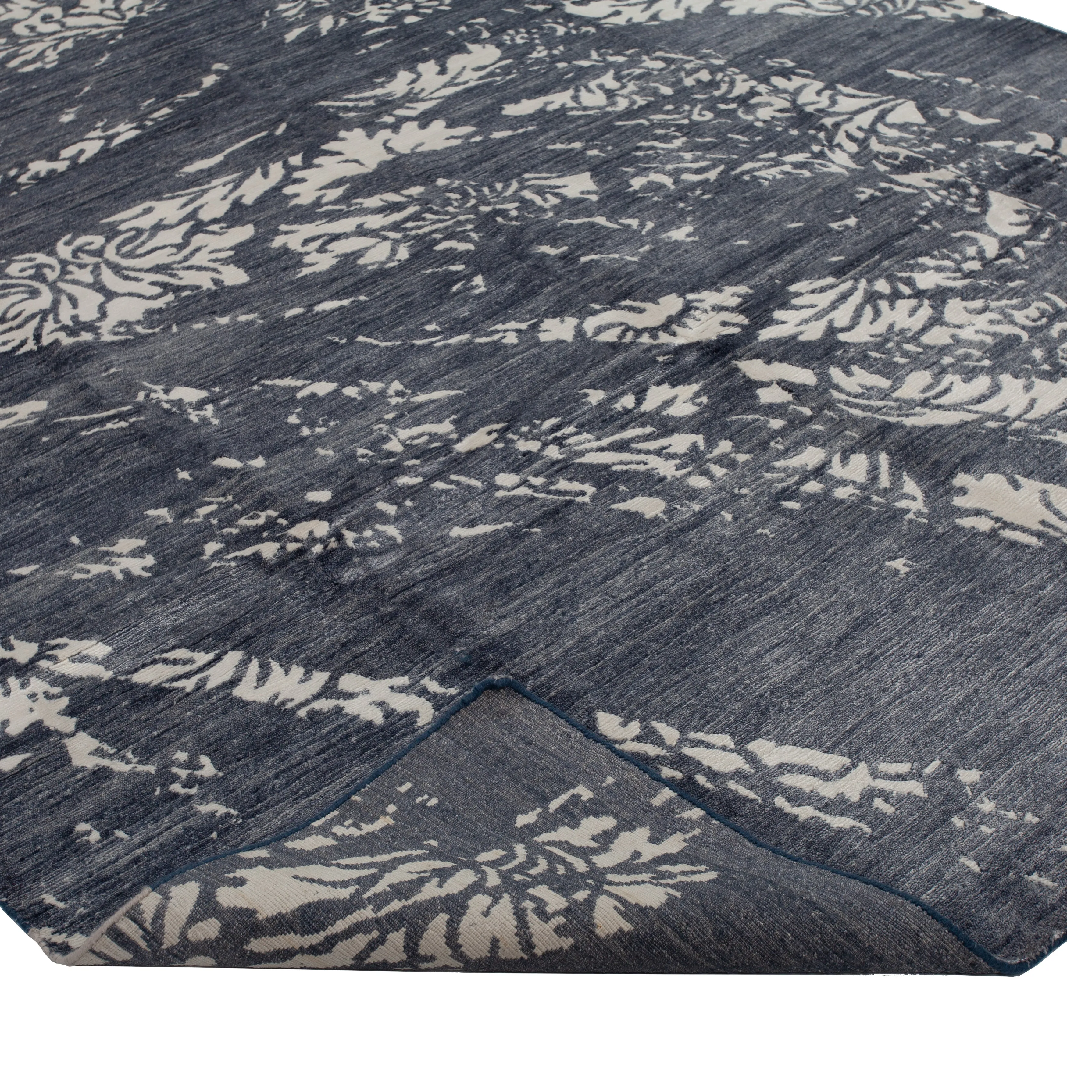 Grey Modern Wool Blend Rug - 8'1" x 10'4"