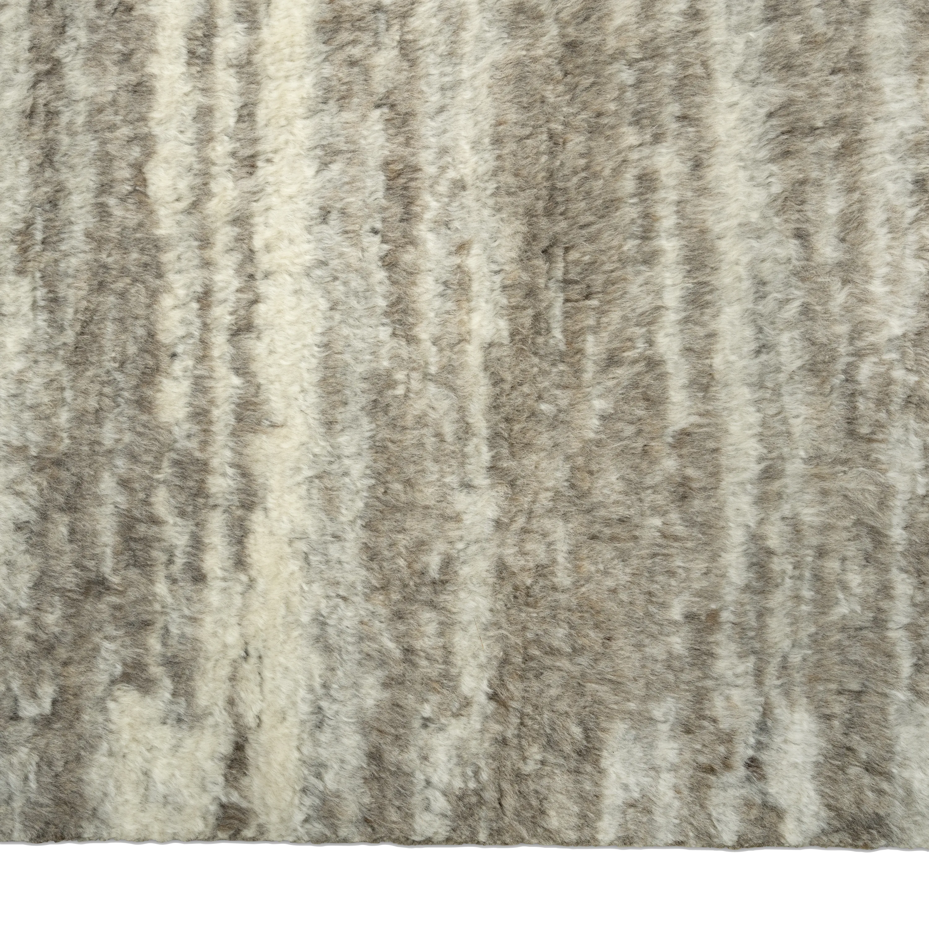 Grey Moroccan Wool Rug - 10' x 14'2"