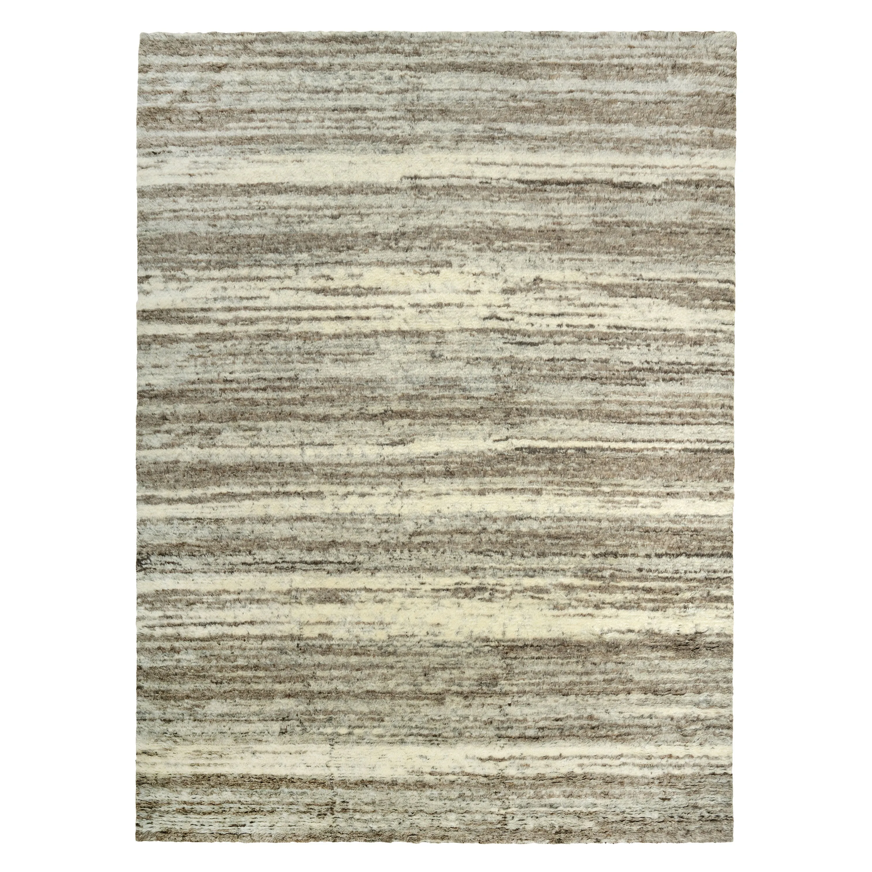 Grey Moroccan Wool Rug - 10' x 14'2"