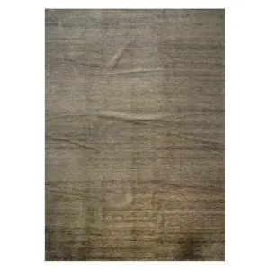 Grey Nu Vibrant Modern Tibetan Silk Rug - 13' x 18'