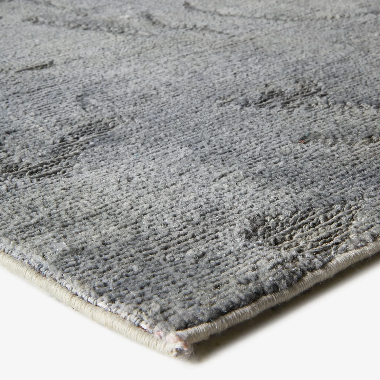 Grey Overdyed Wool Rug - 10'1" x 11'2"