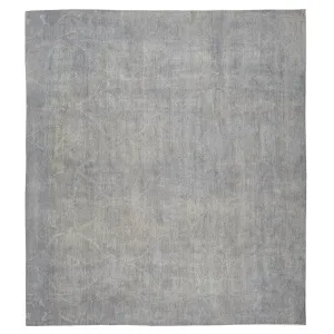 Grey Overdyed Wool Rug - 10'1" x 11'2"