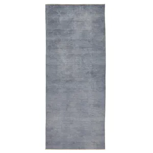 Grey Overdyed Wool Rug - 4' x 9'9"