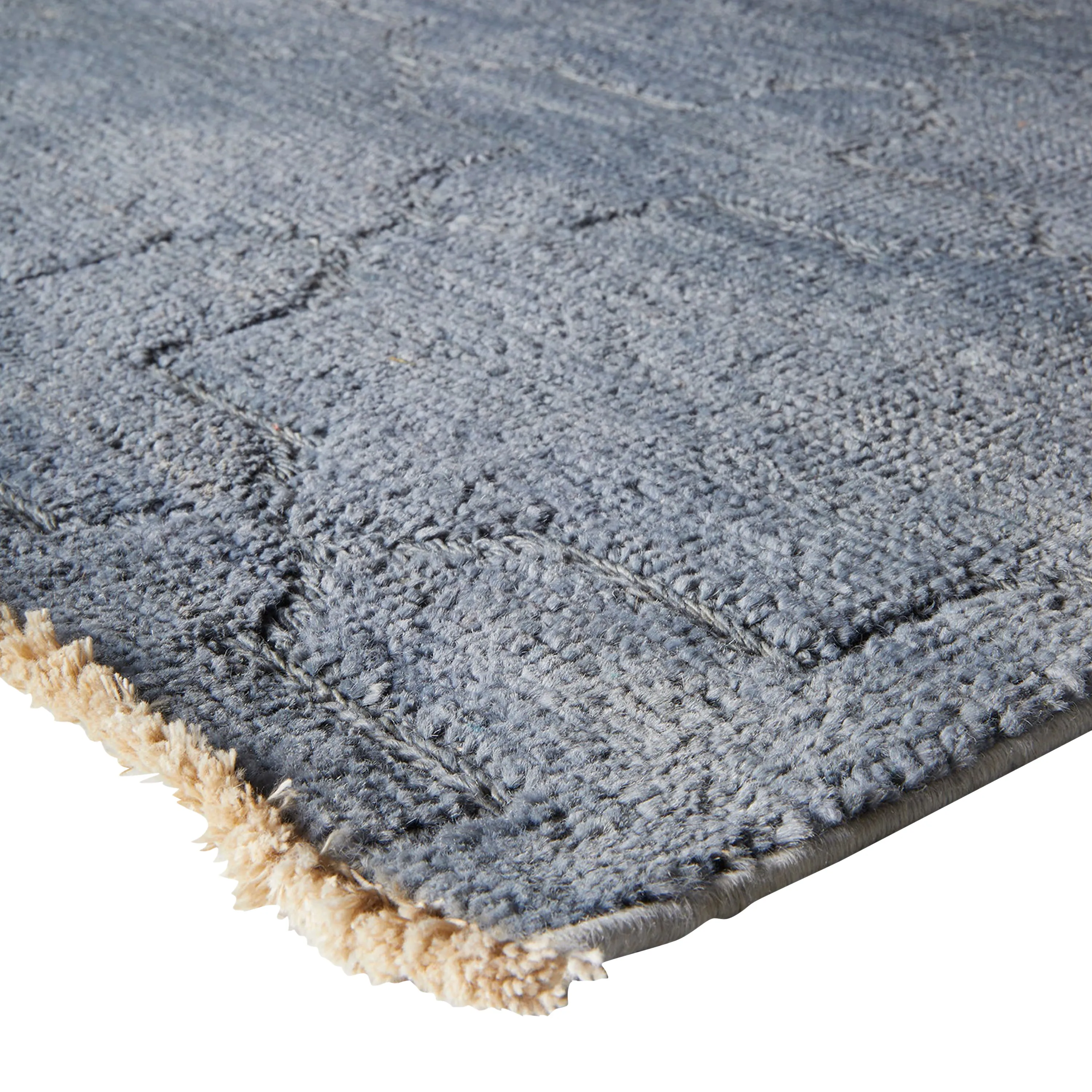Grey Overdyed Wool Rug - 4' x 9'9"