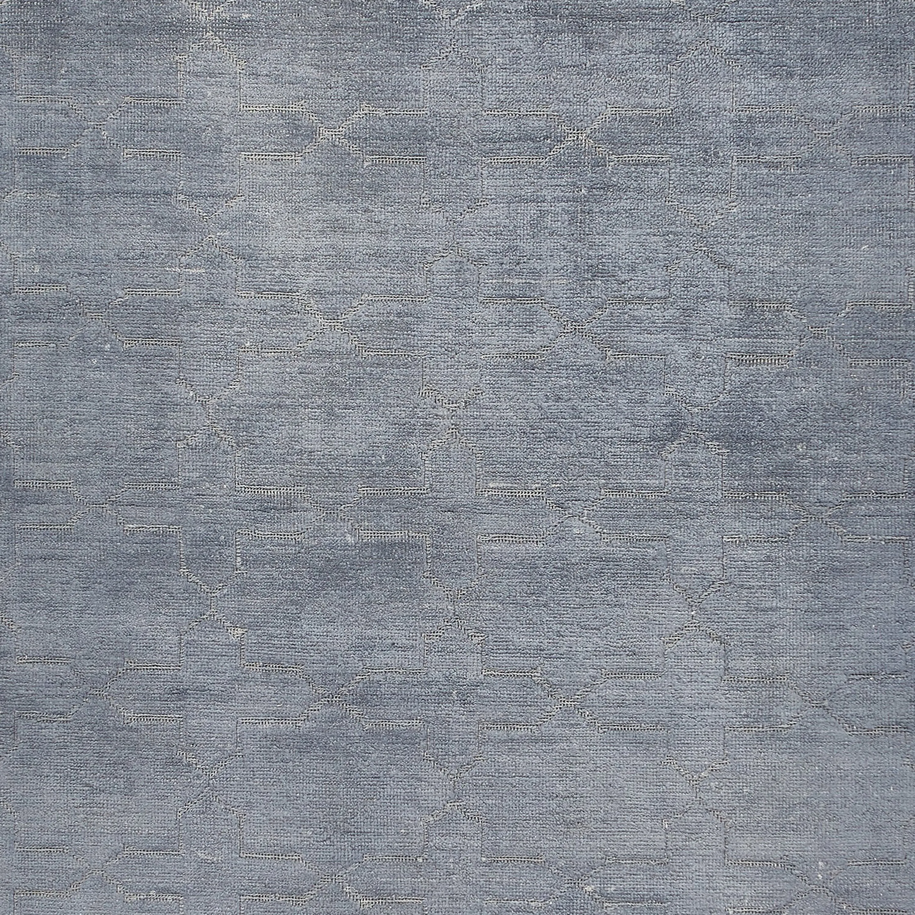 Grey Overdyed Wool Rug - 4' x 9'9"
