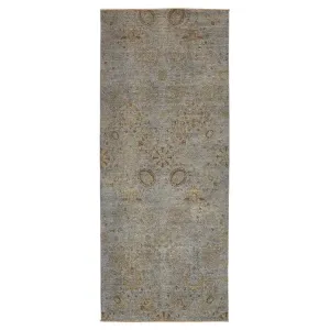 Grey Overdyed Wool Rug - 4'5" x 10'9"