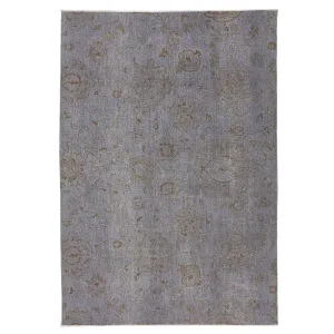 Grey Overdyed Wool Rug - 5' x 7'6"