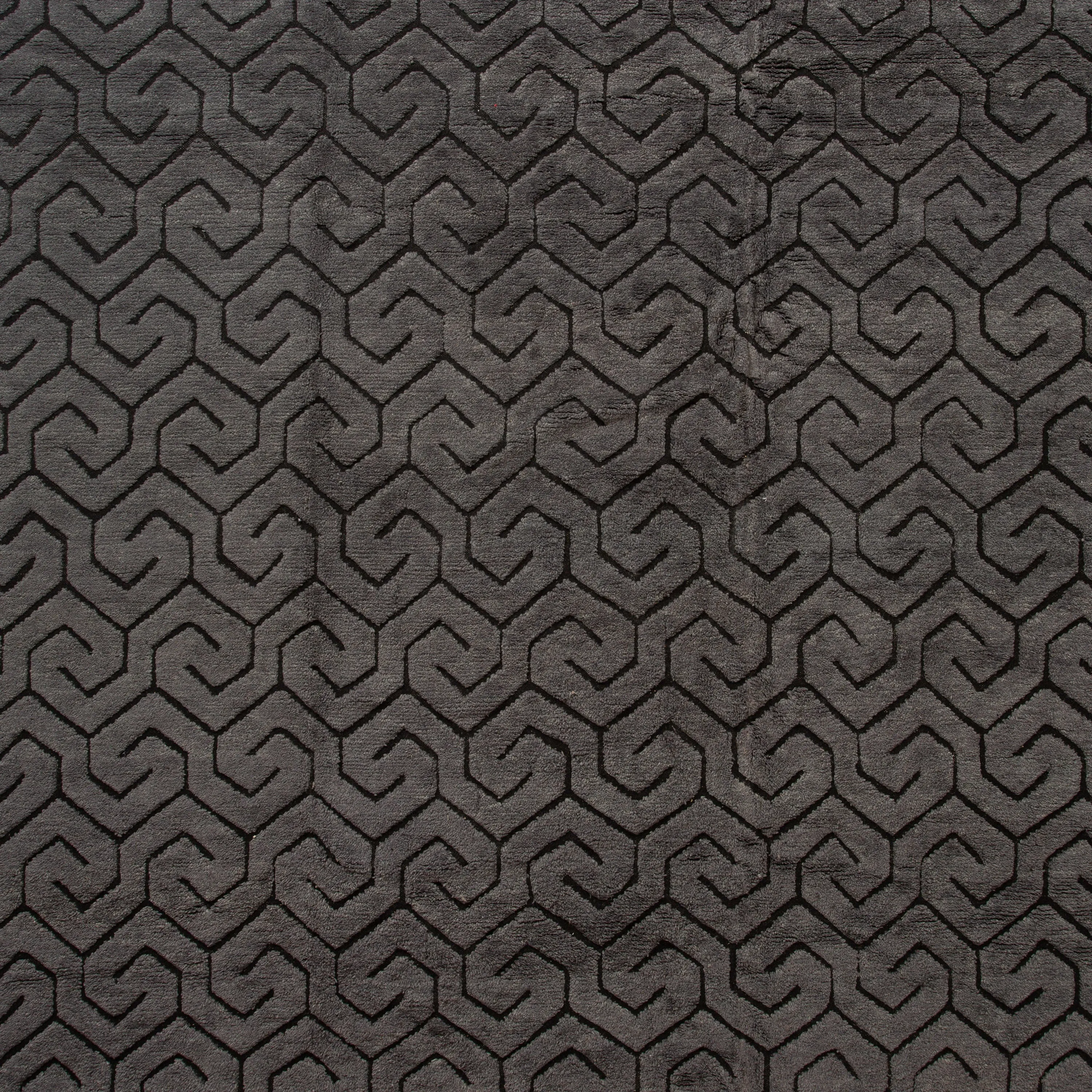 Grey Traditional Wool Rug - 12' x 15'3"