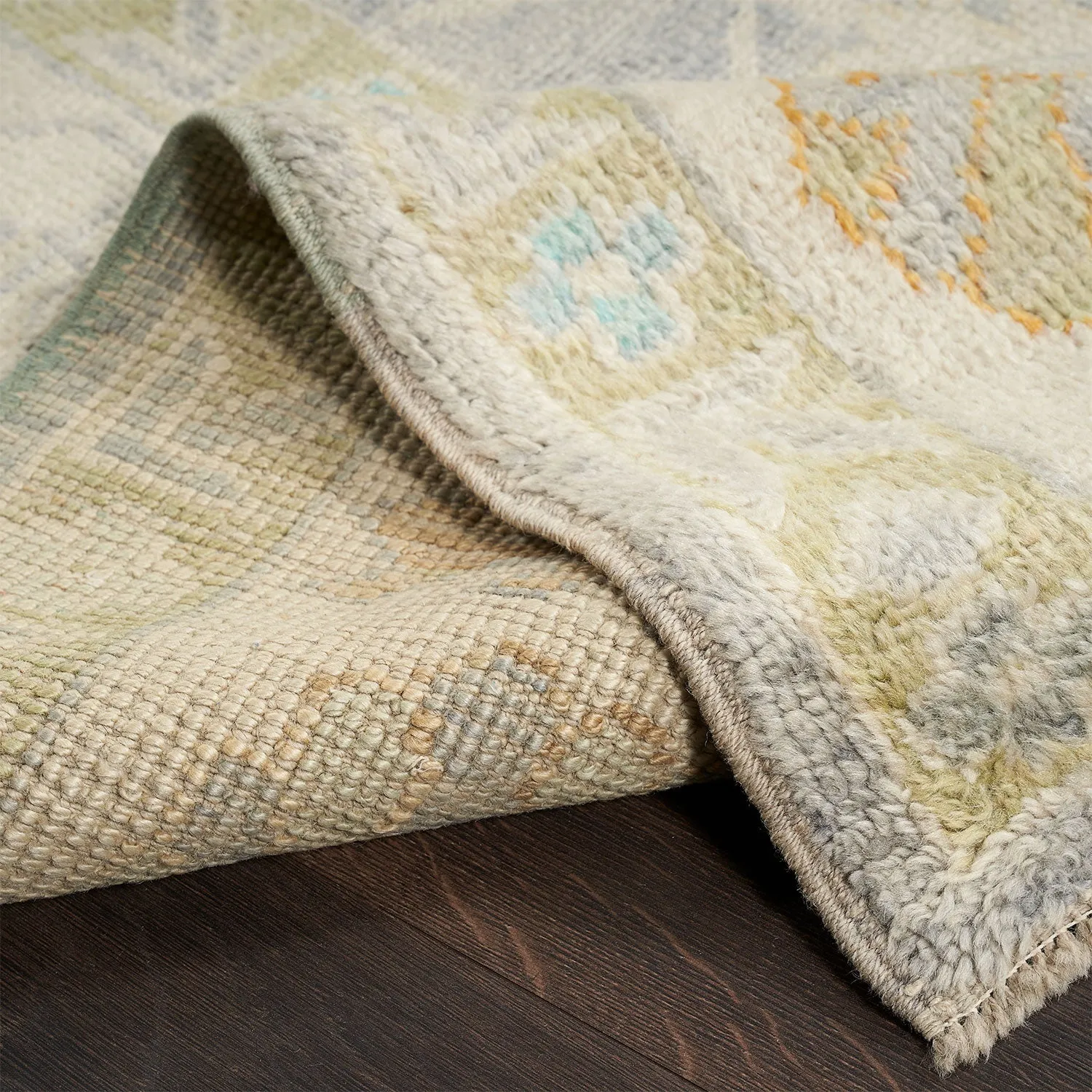 Grey Traditional Wool Rug - 8'9" x 12'