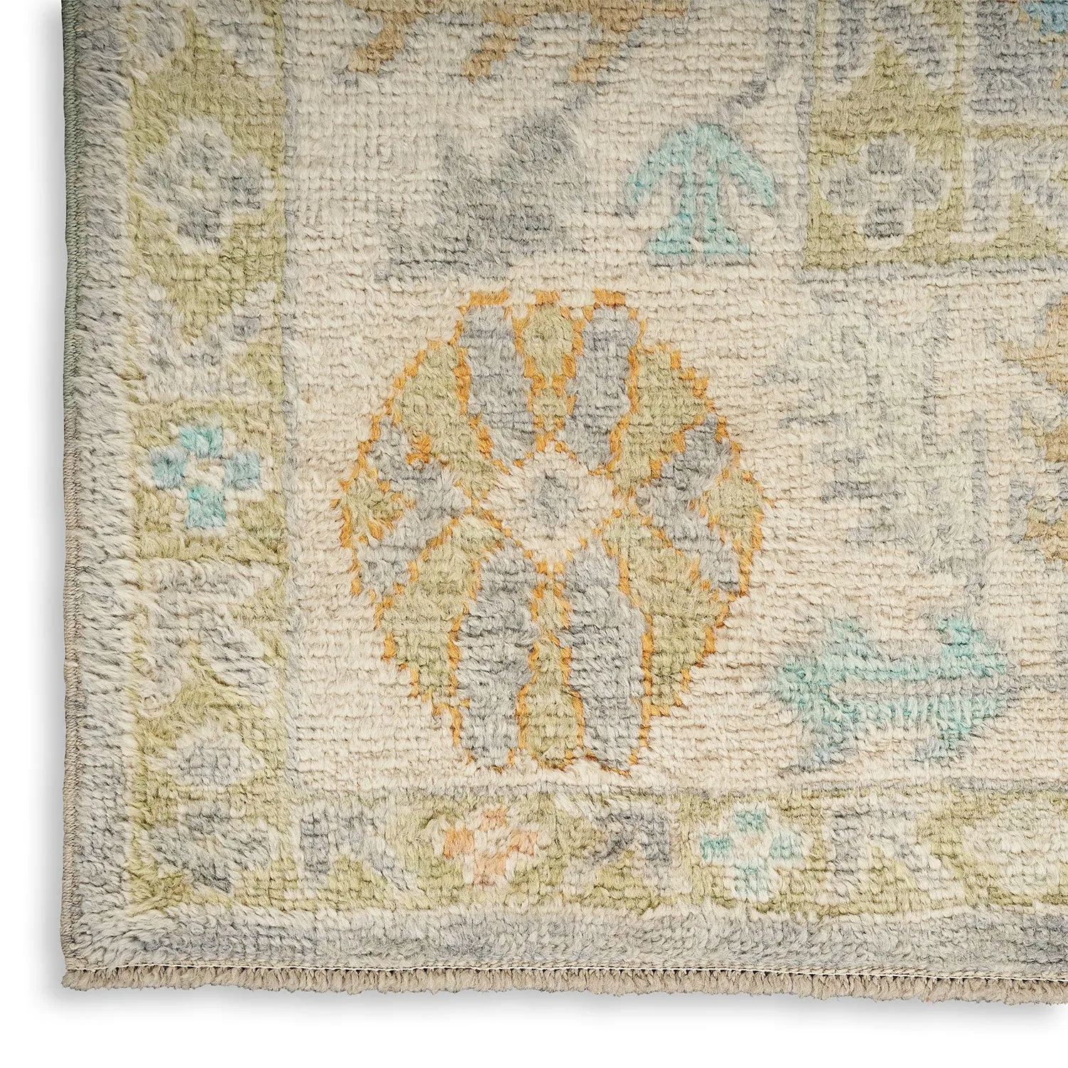 Grey Traditional Wool Rug - 8'9" x 12'