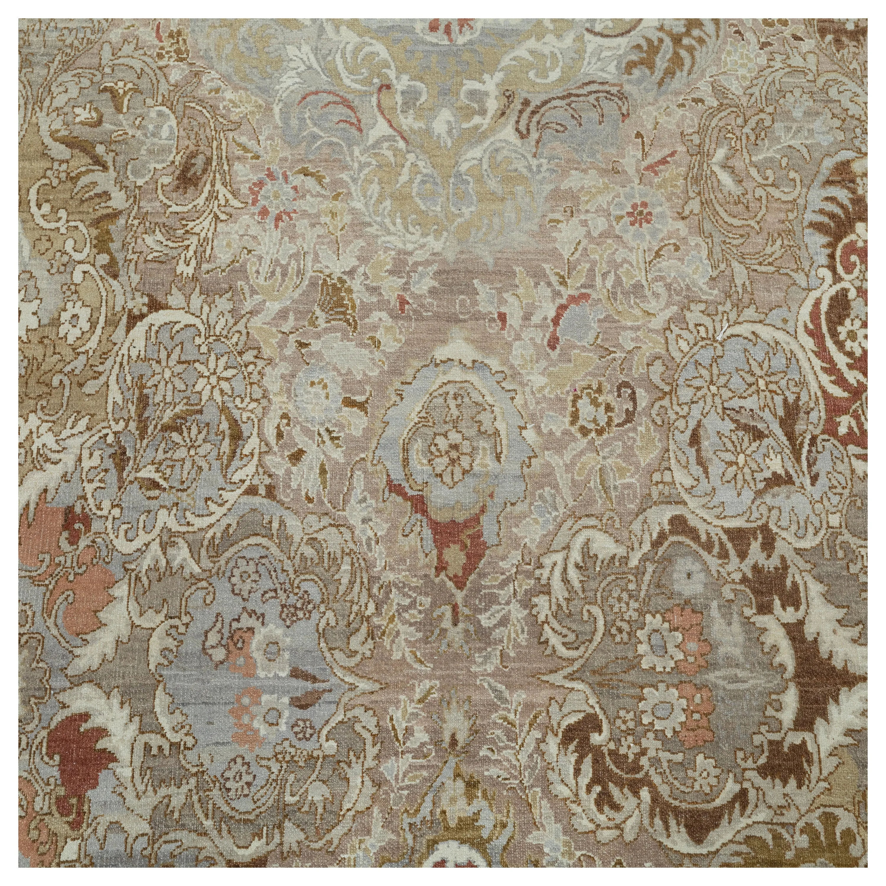 Grey Transitional Silk Rug - 9'11" x 14'7"