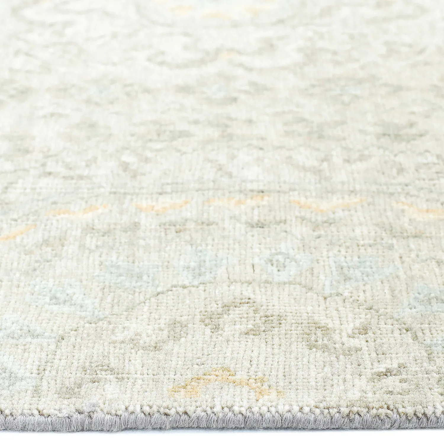 Grey Transitional Wool Rug - 5' x 7'4"
