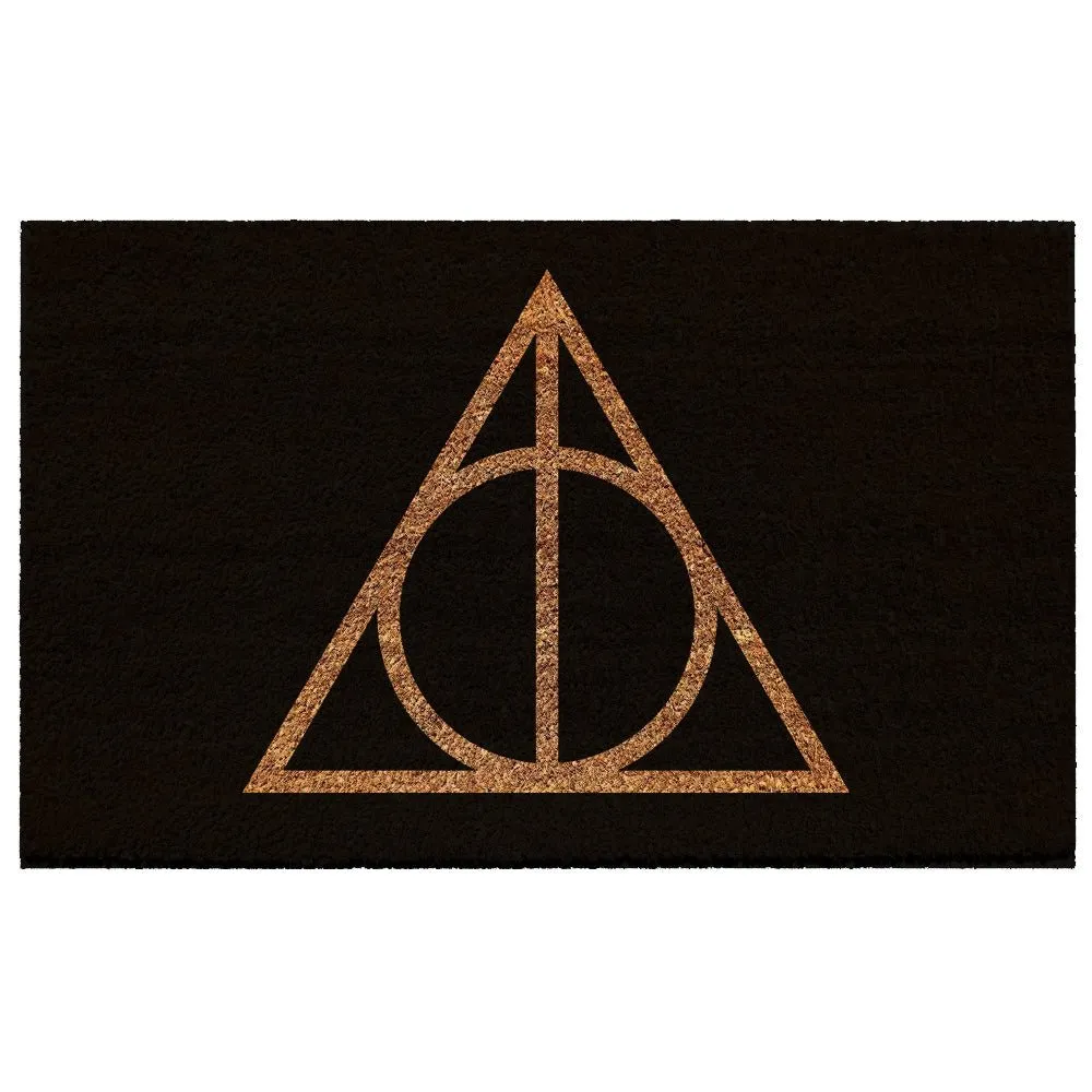 Harry Potter Deathly Hallows Coir Doormat