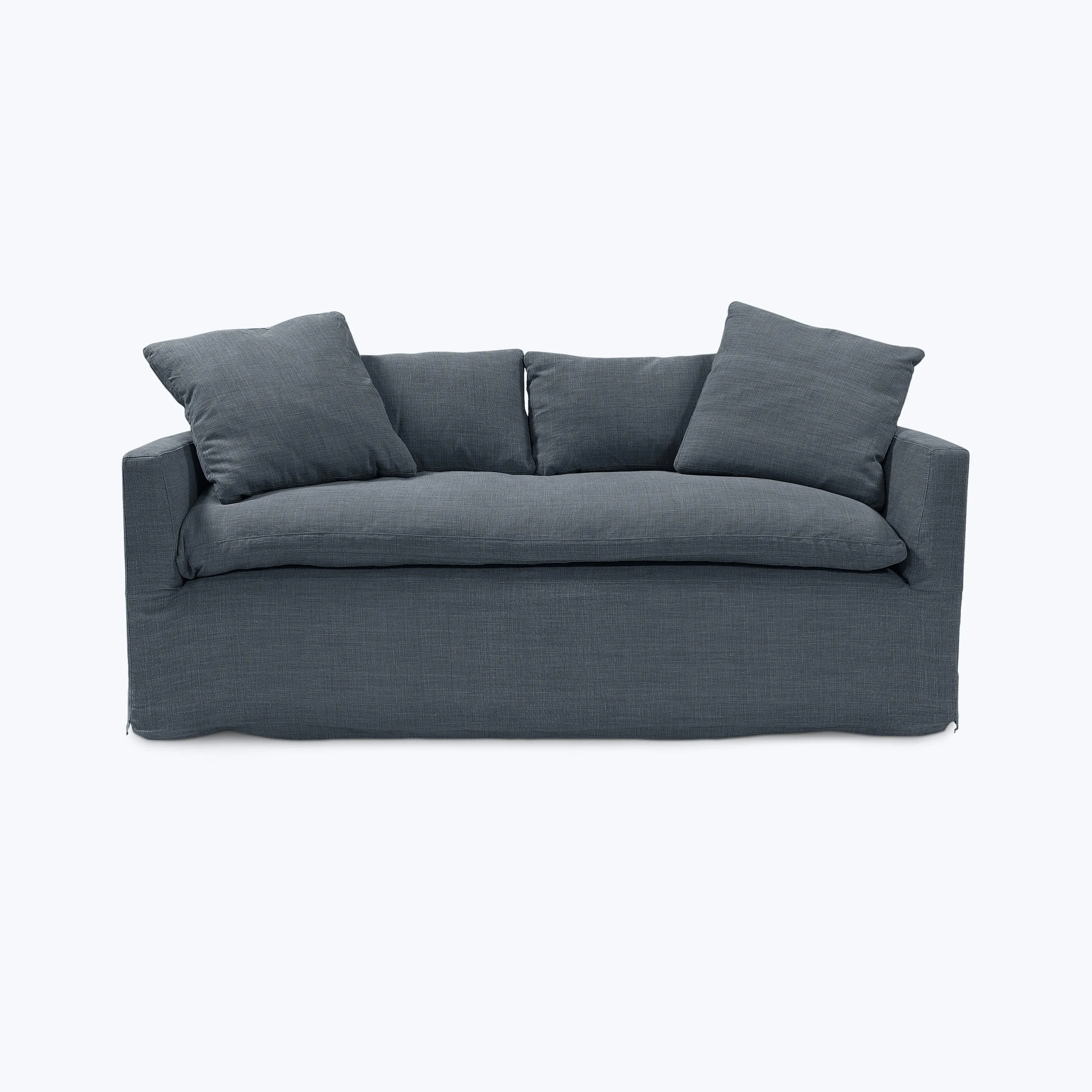 Havana Curved Slipcovered Sofa