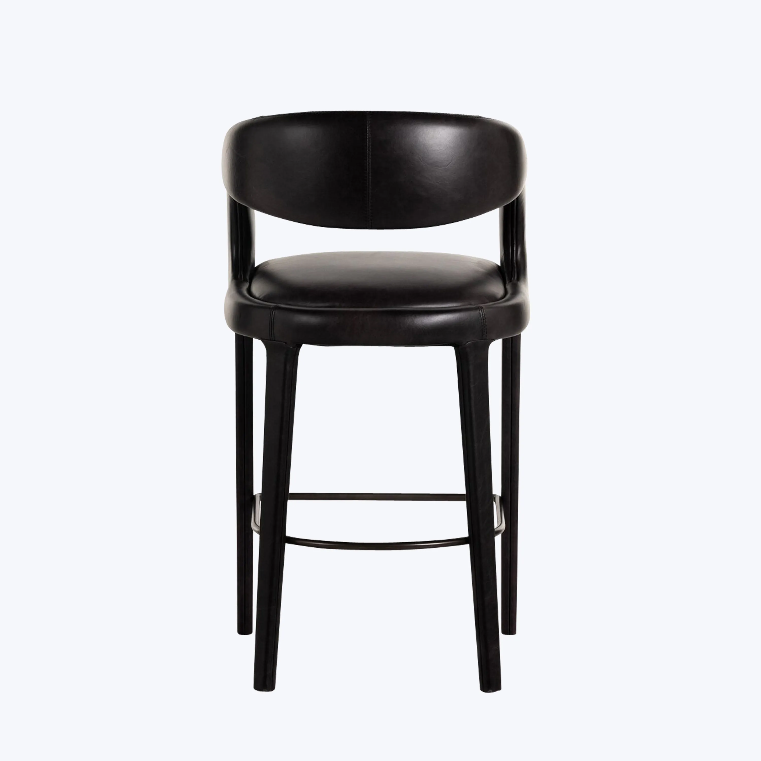 Hawkins Leather Bar Stool