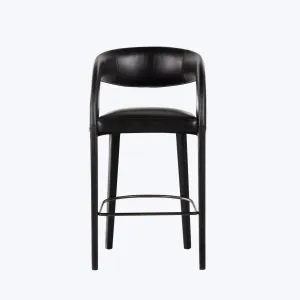 Hawkins Leather Bar Stool