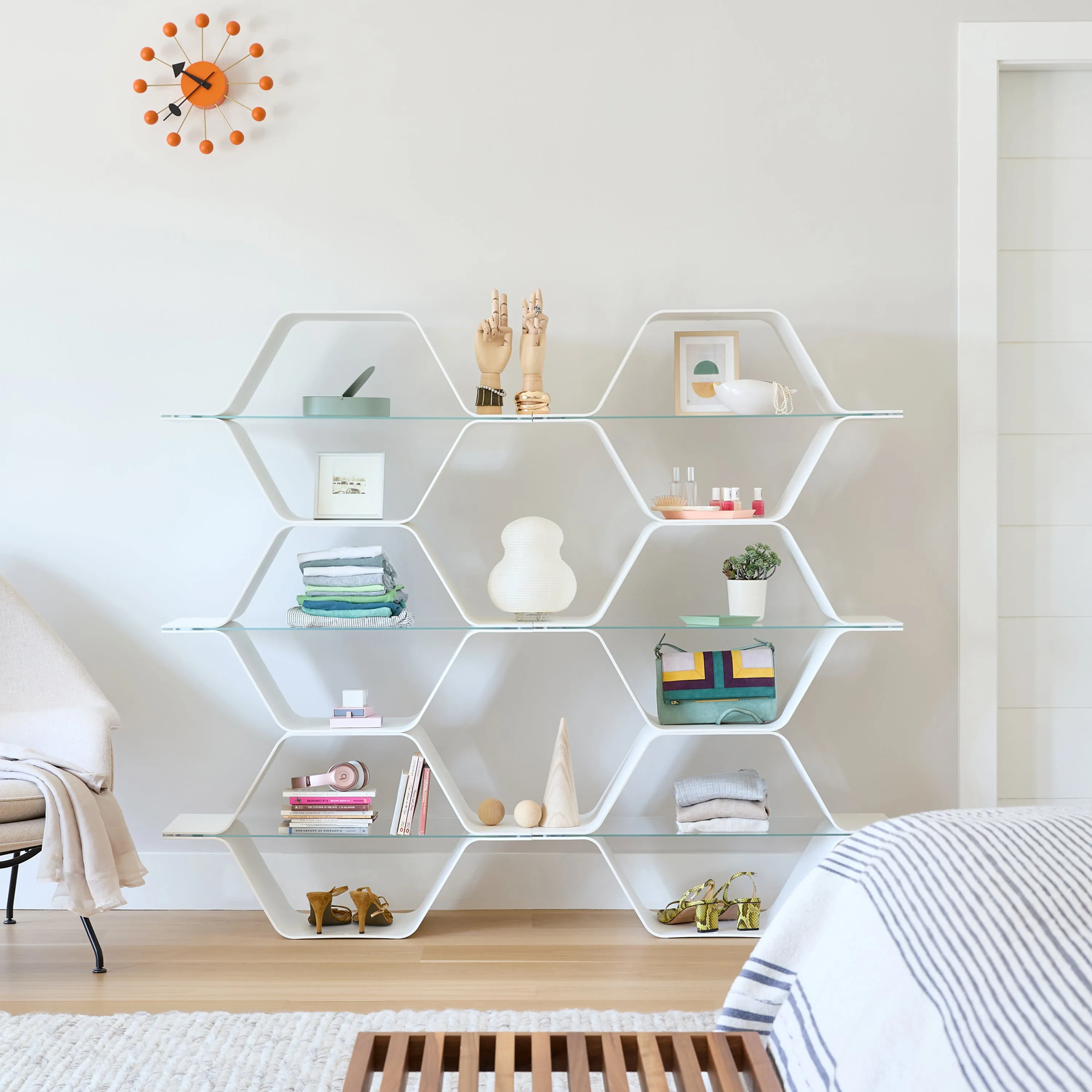 Honeycomb Modular Shelving