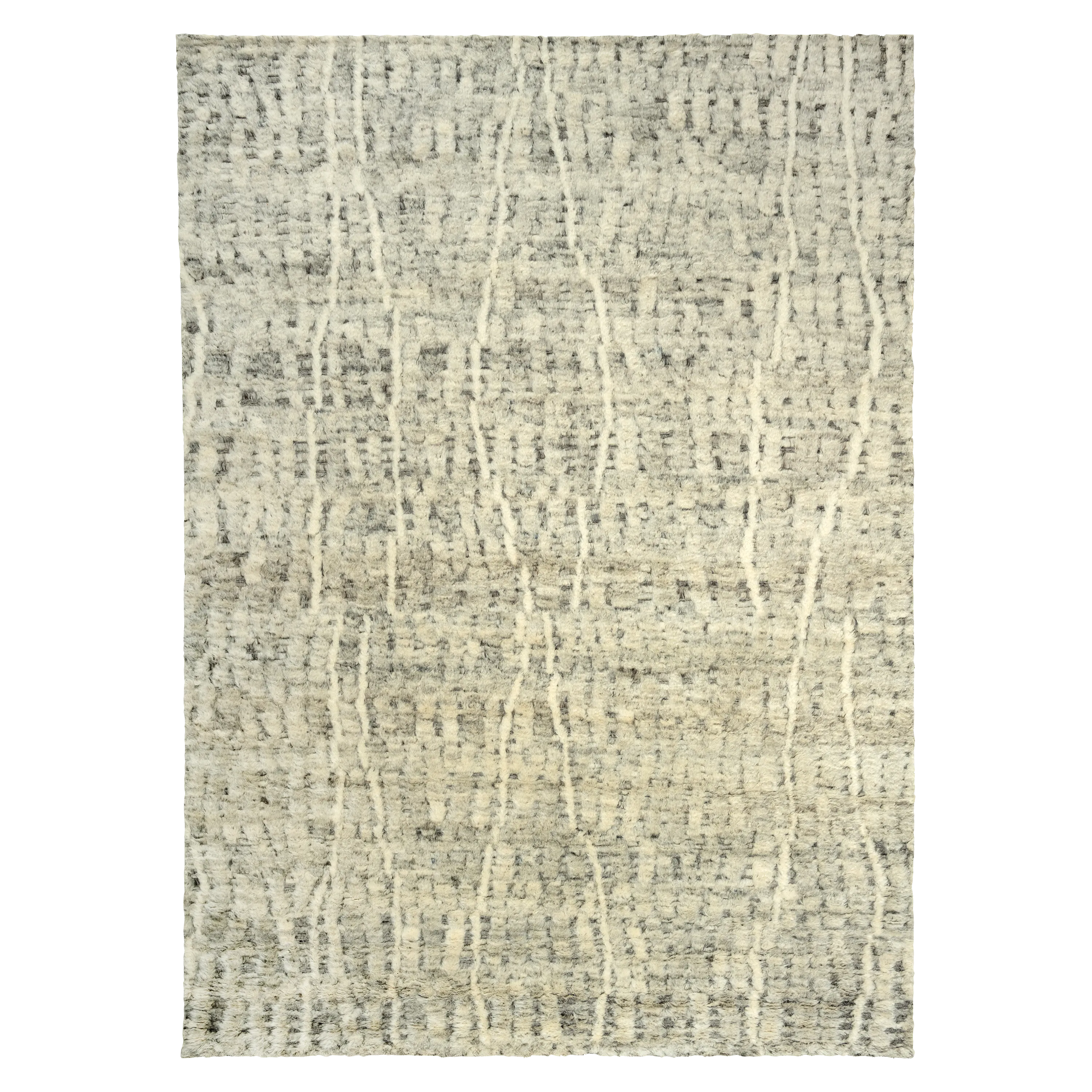 Ivory Moroccan Wool Rug - 10' x 14'
