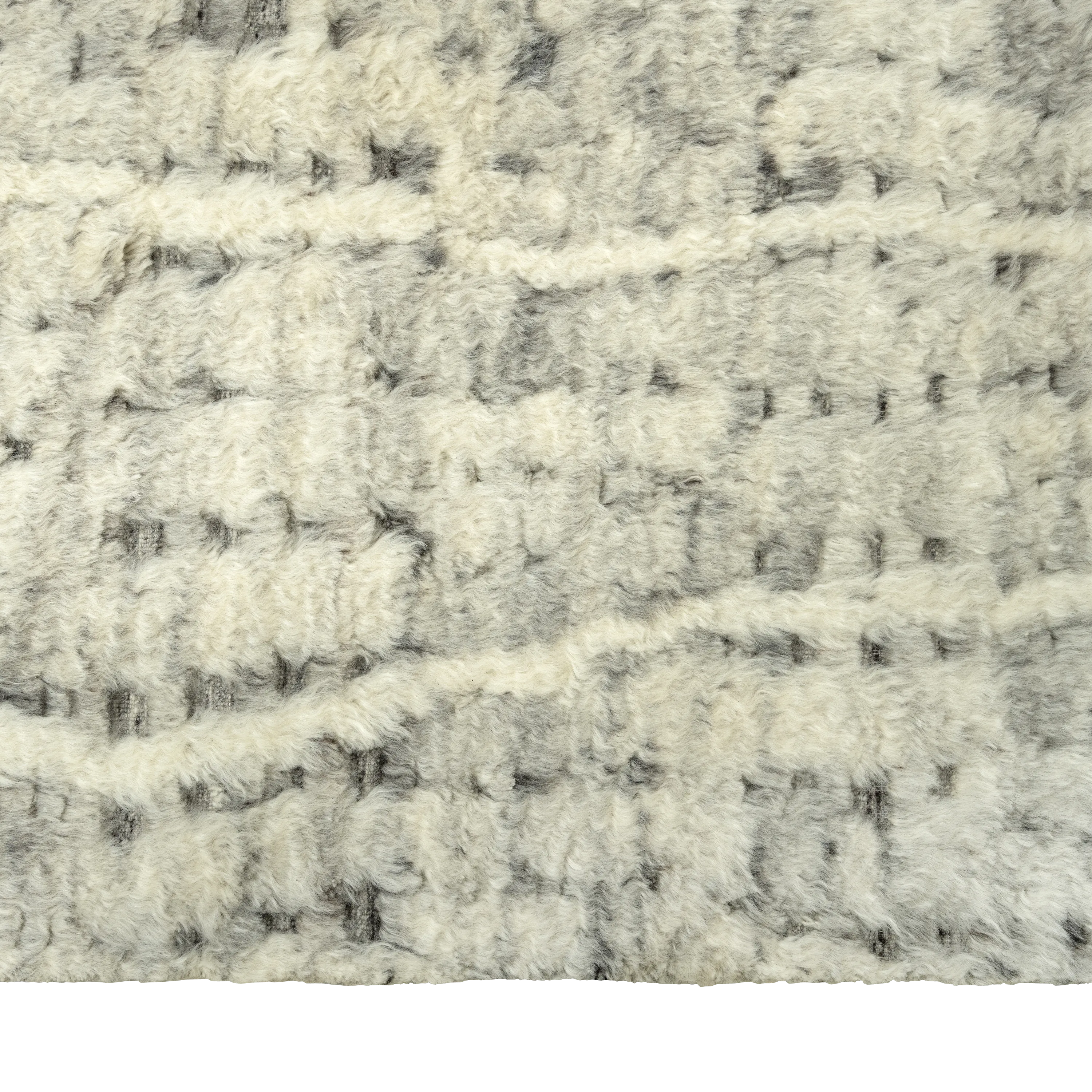 Ivory Moroccan Wool Rug - 10' x 14'