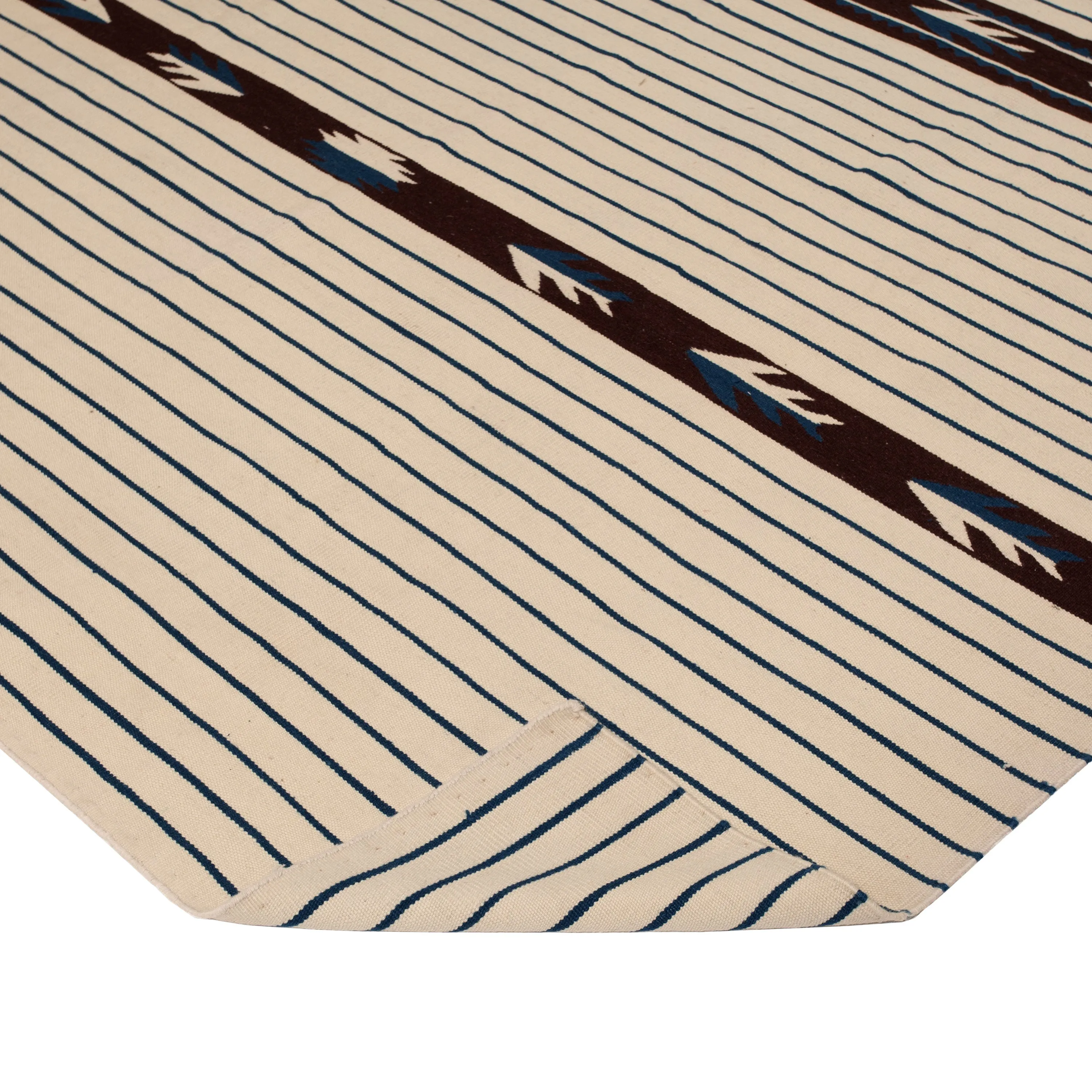 Ivory Traditional Tibetan Wool Rug - 8'4" x 11'6"
