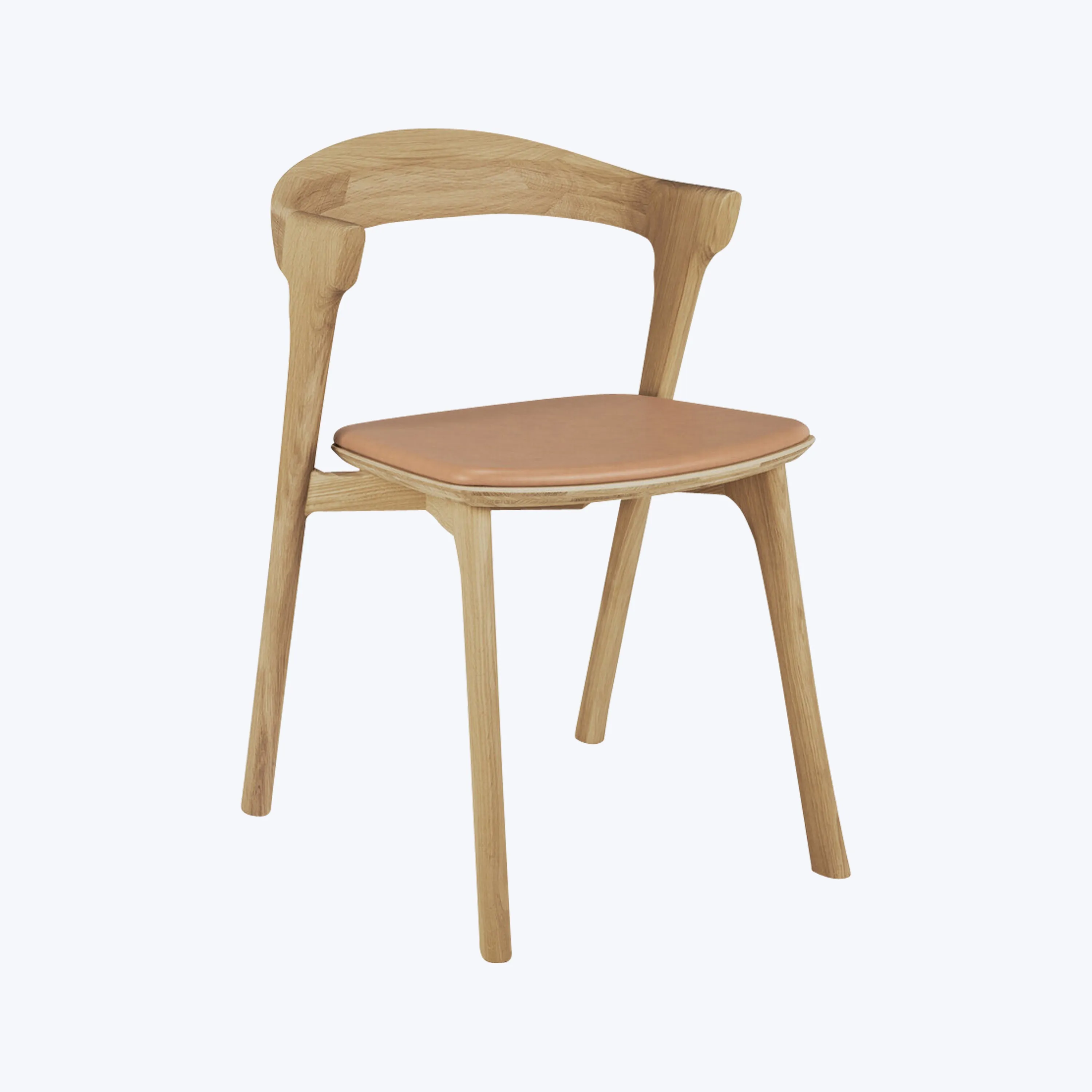 Leather Bok Side Chair