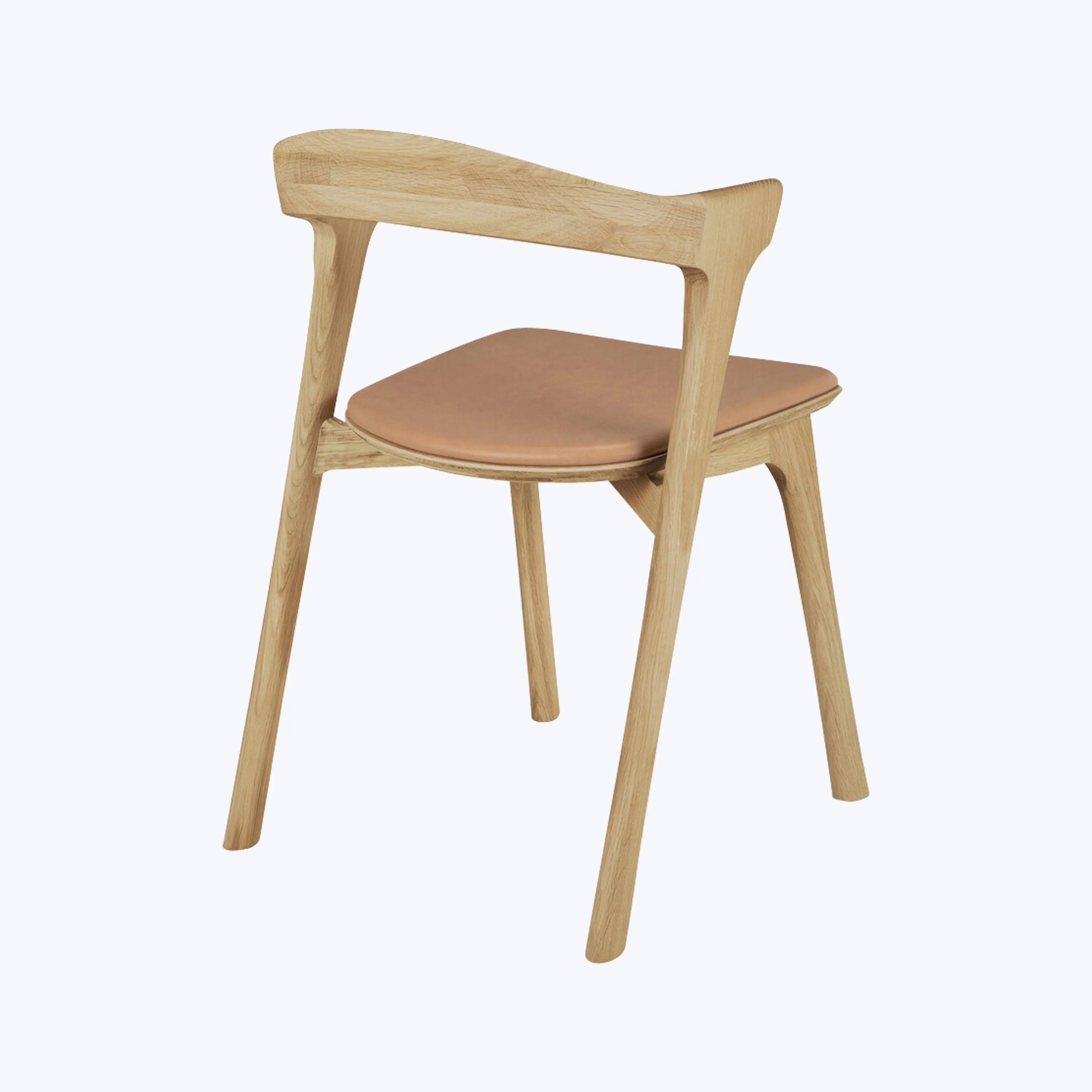 Leather Bok Side Chair