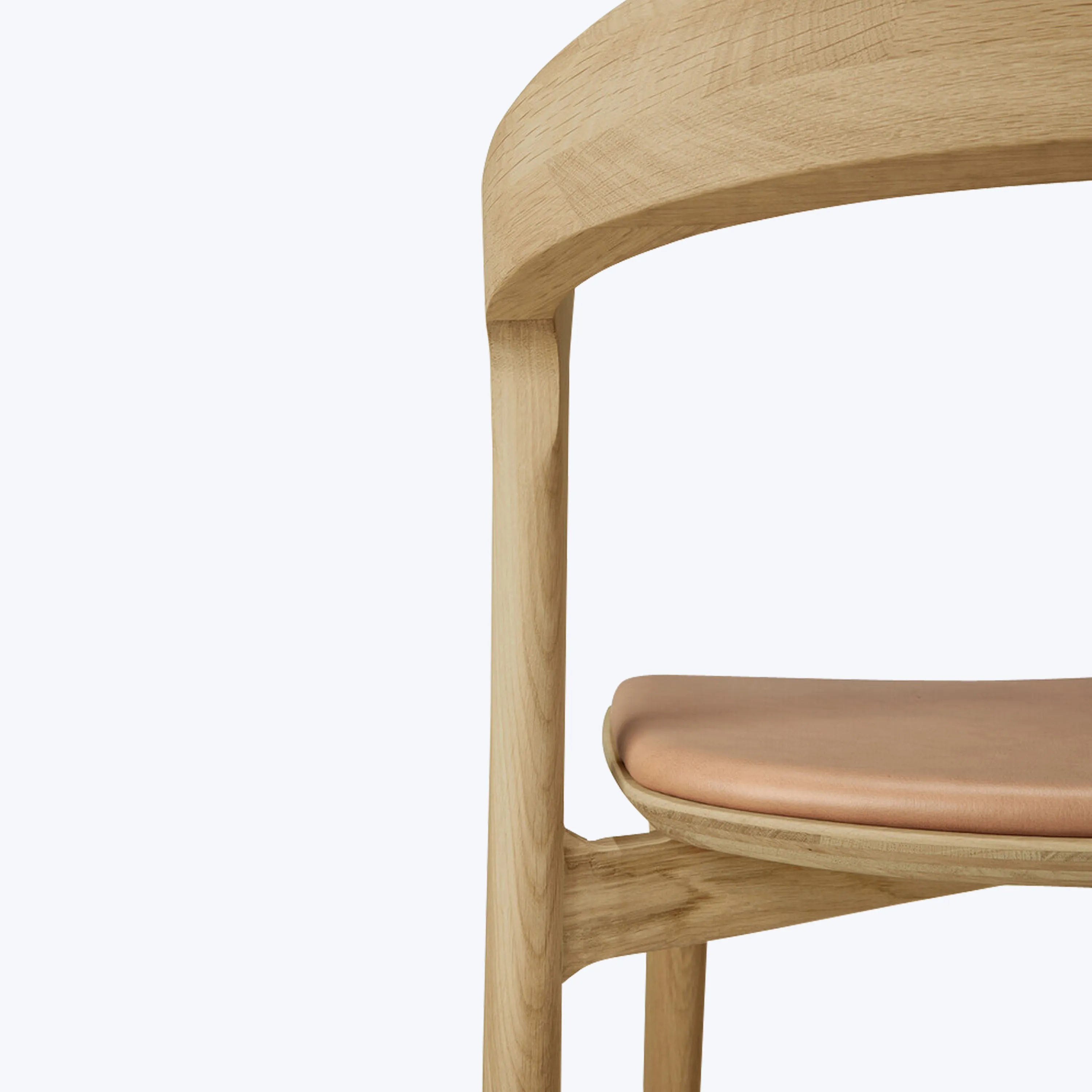 Leather Bok Side Chair