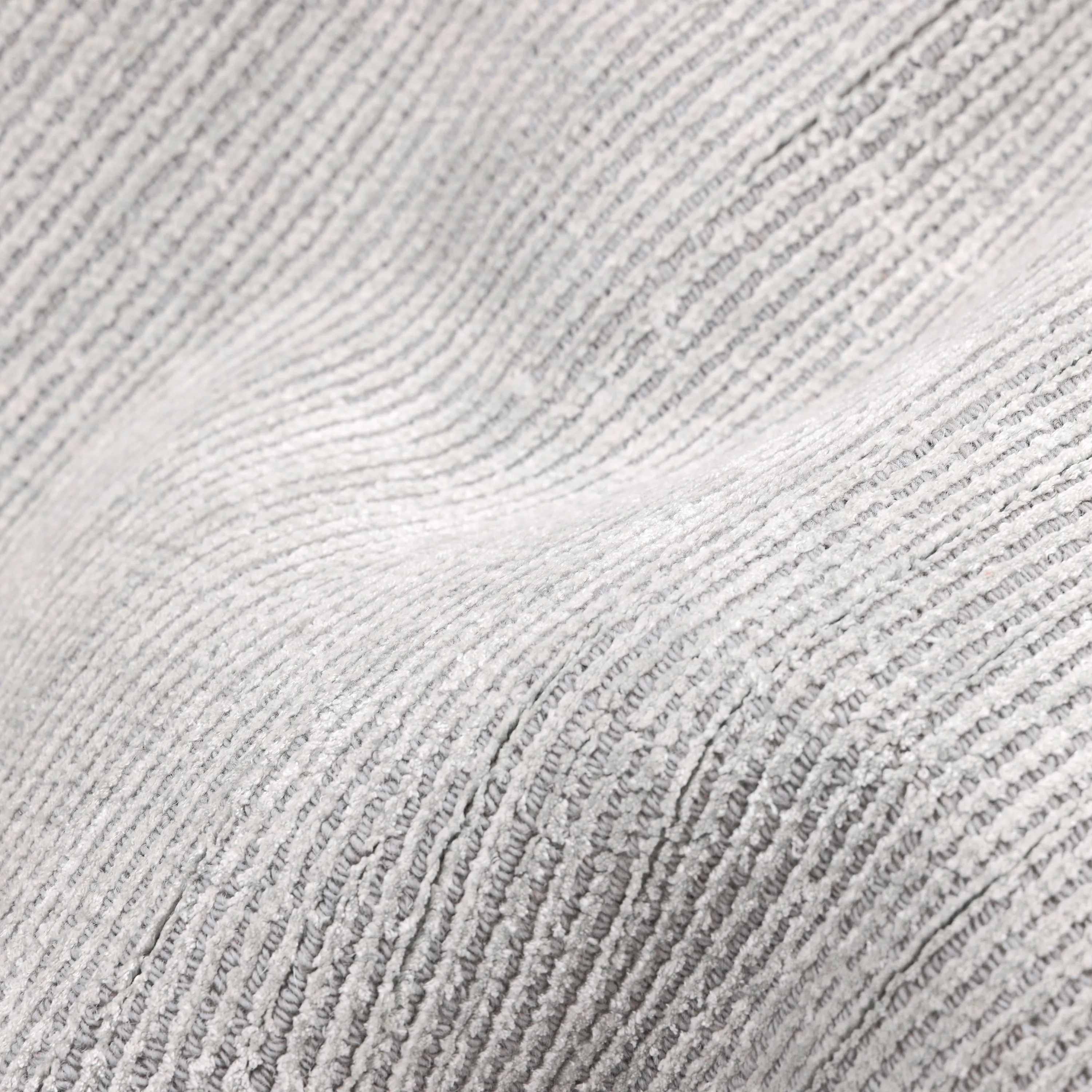 Light Grey Solid Wool Rug - 10' x 14'