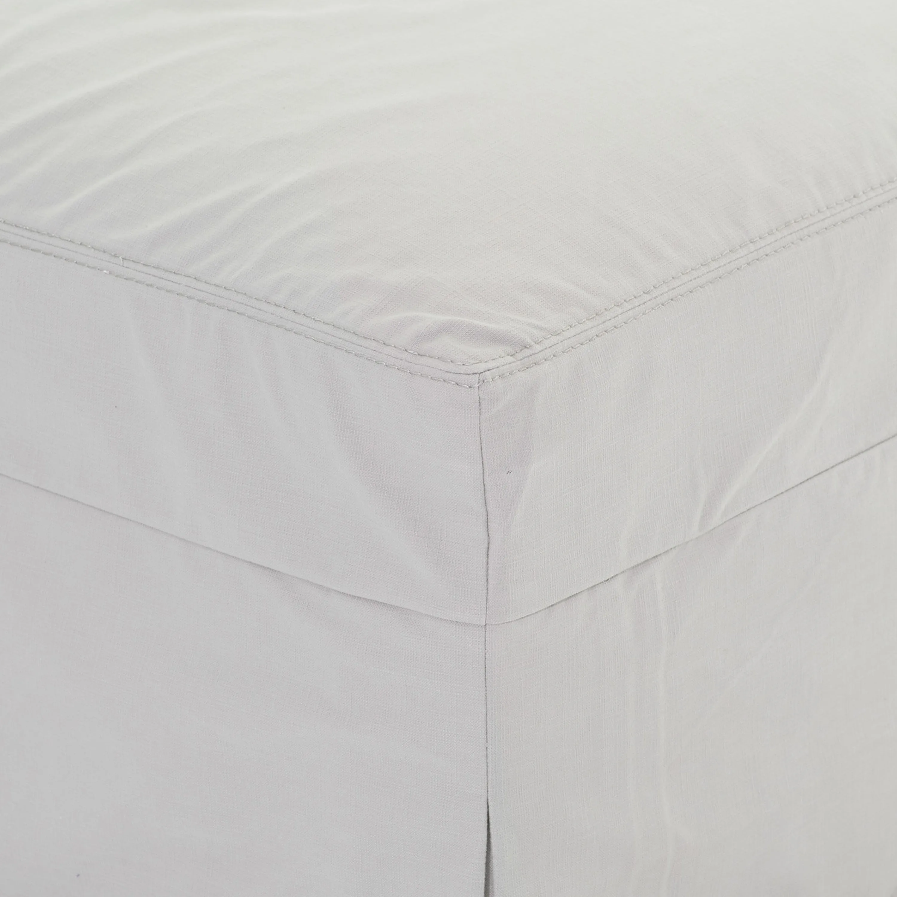 Martha's Vineyard Slipped Storage Ottoman