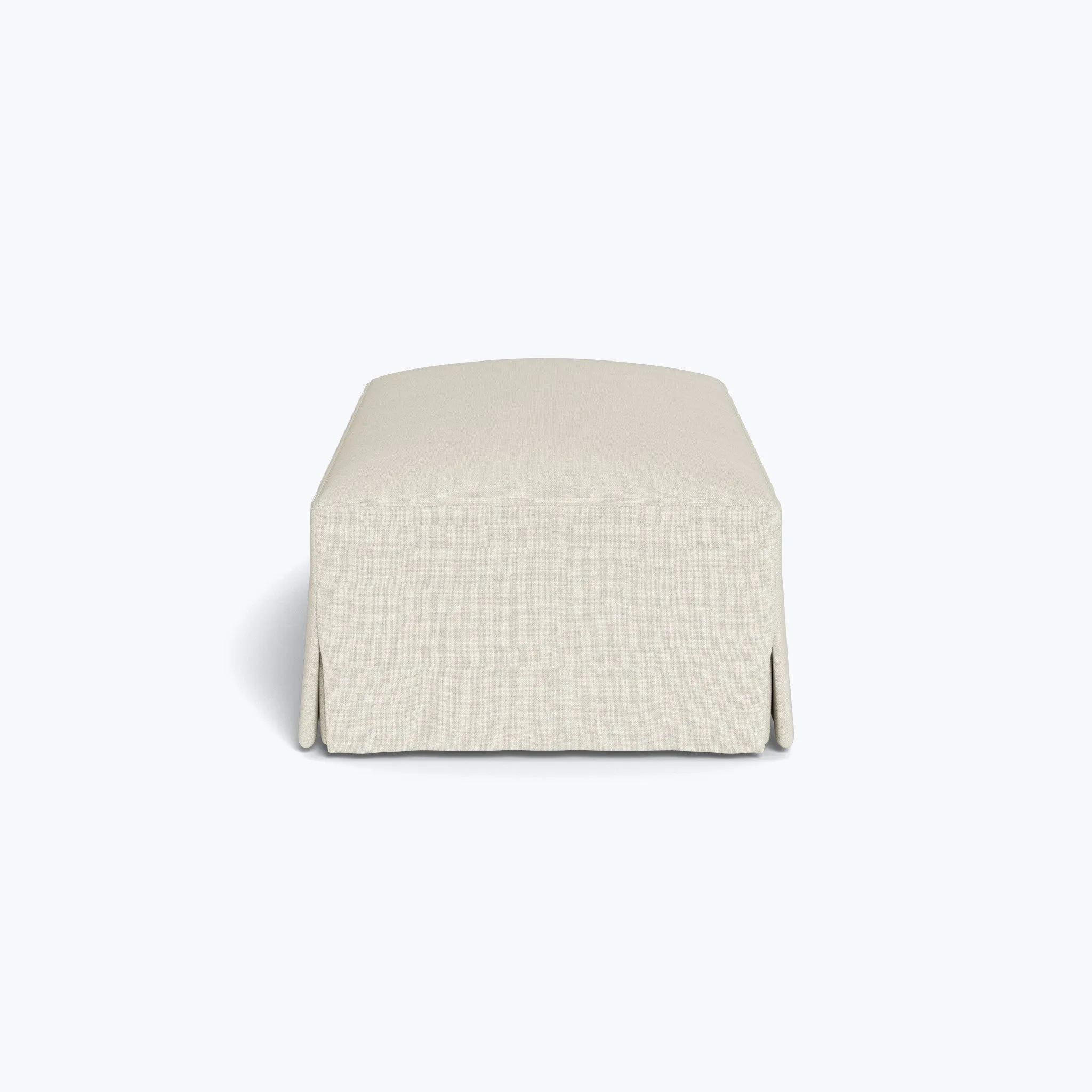 Martha's Vineyard Slipped Storage Ottoman