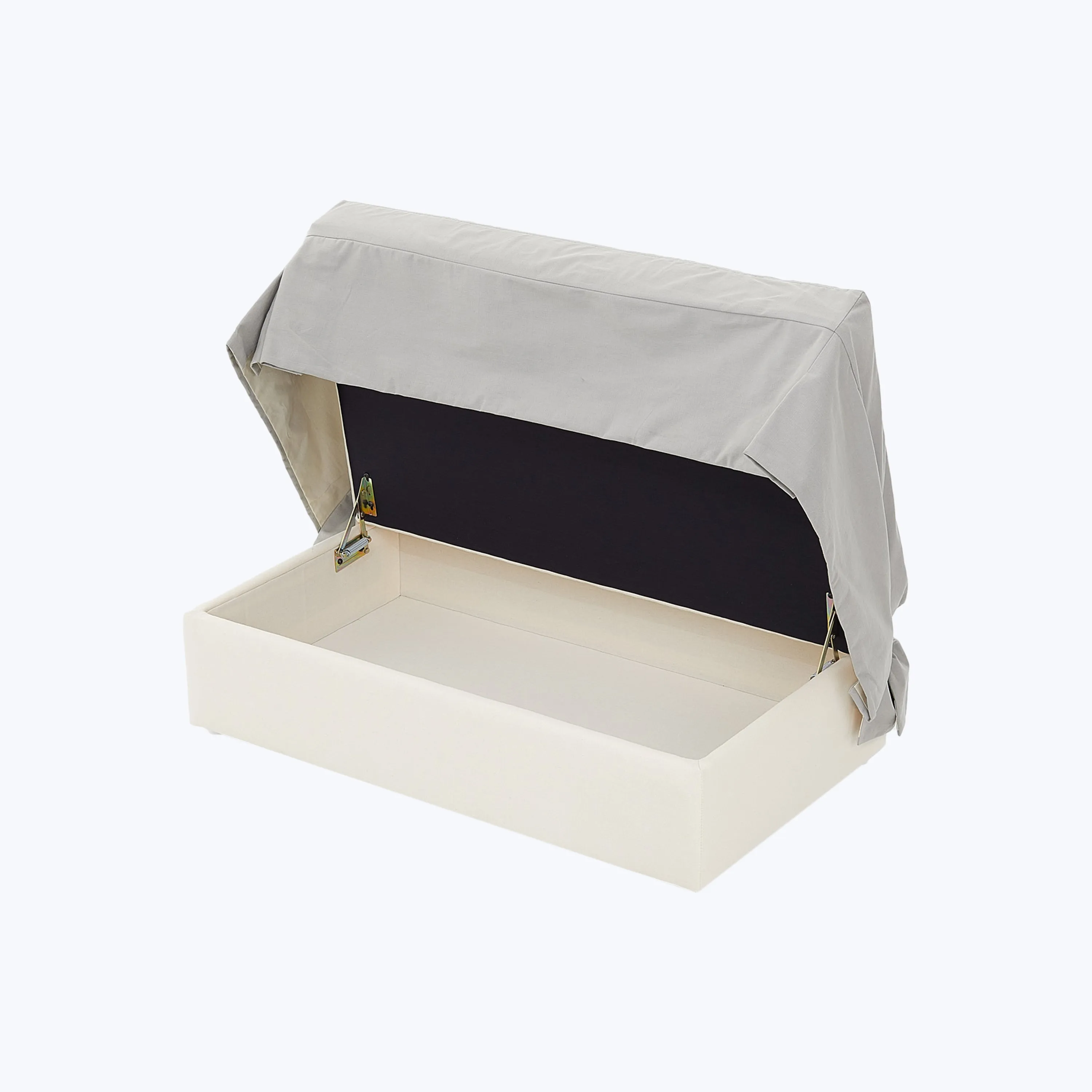 Martha's Vineyard Slipped Storage Ottoman