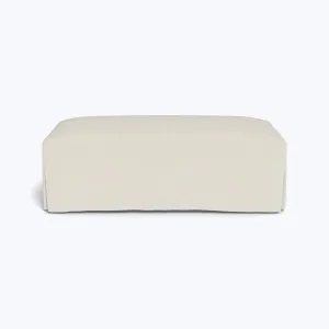 Martha's Vineyard Slipped Storage Ottoman