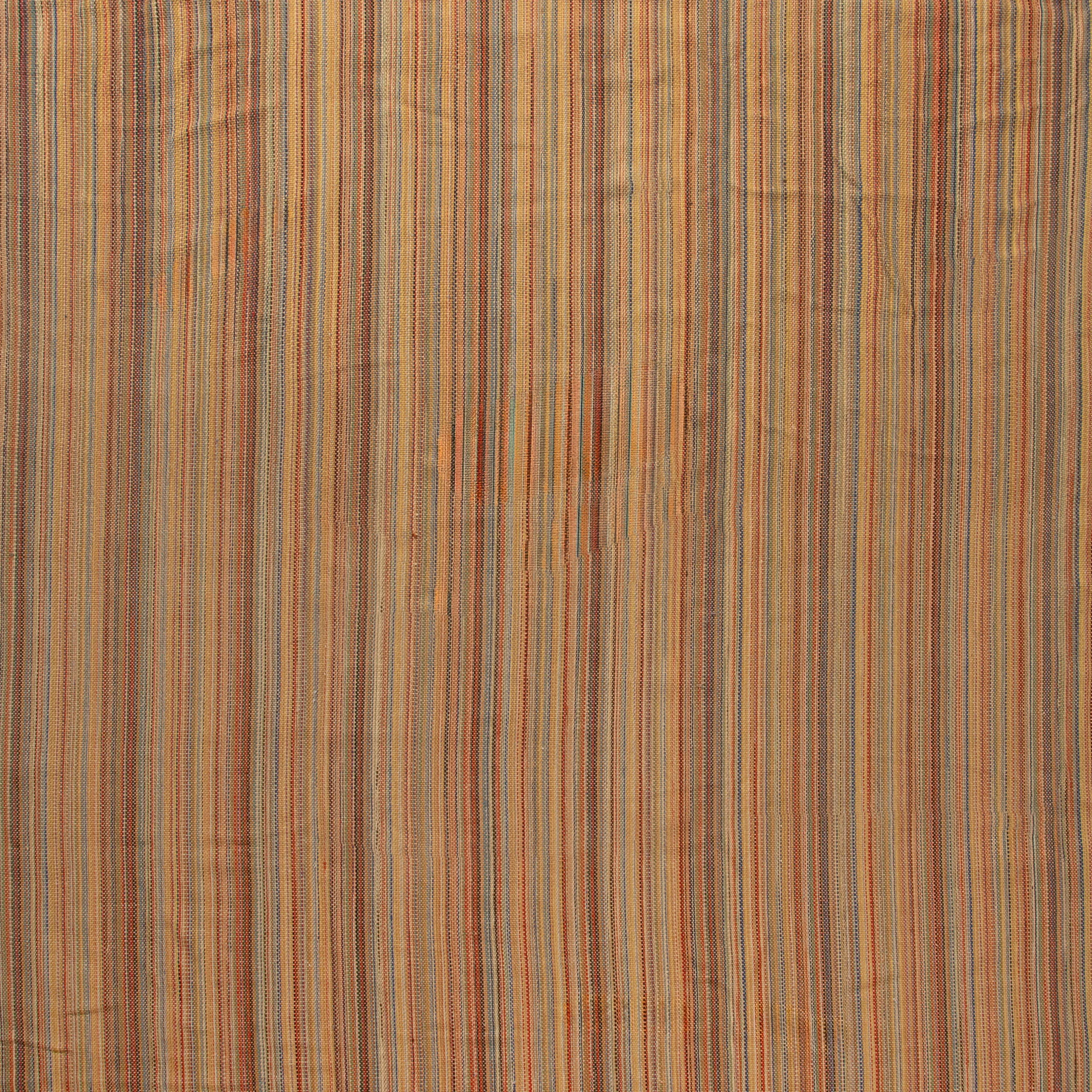 Multicolored Flatweave Wool Rug - 12' x 16'
