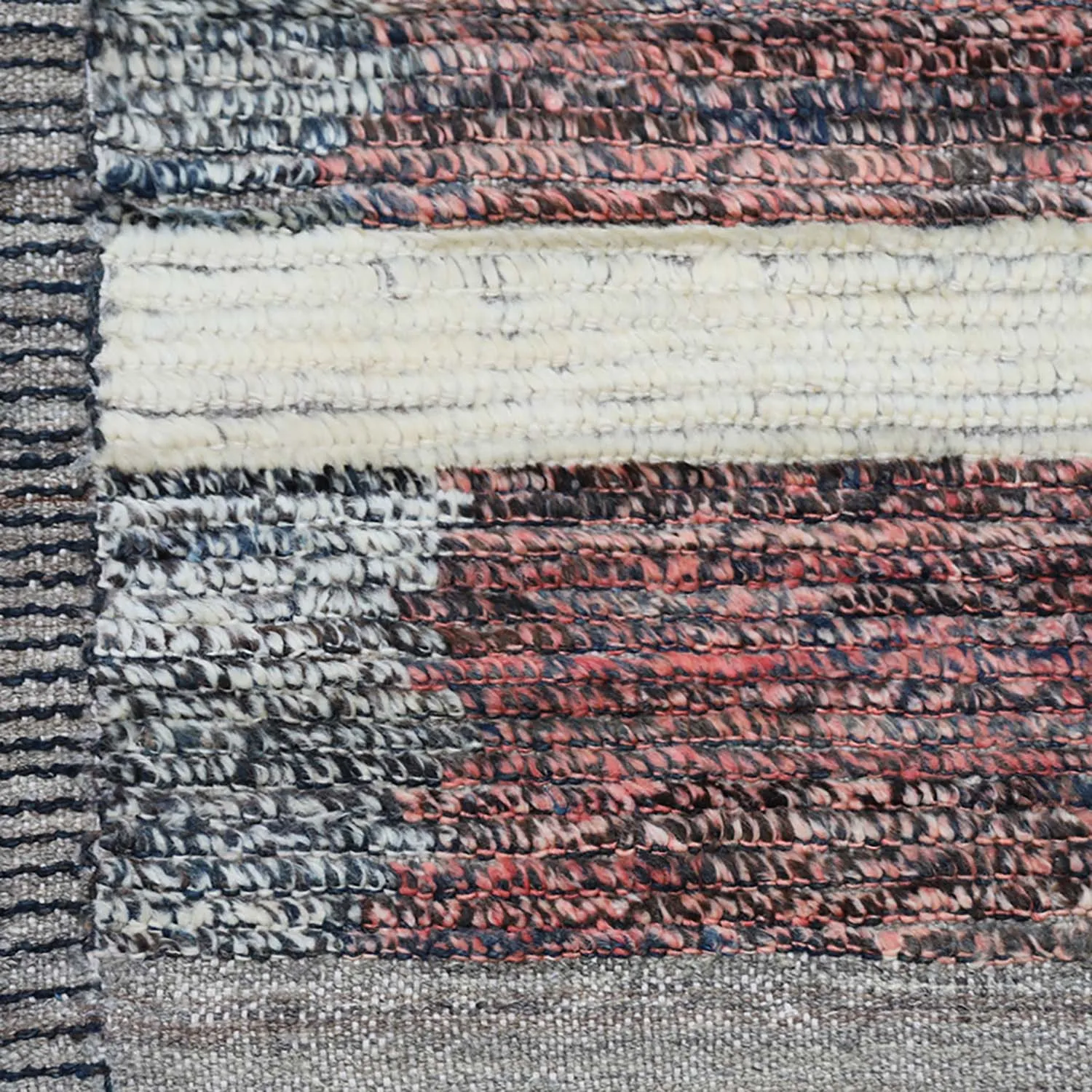 Multicolored Moroccan Wool Rug - 9' x 11'5"
