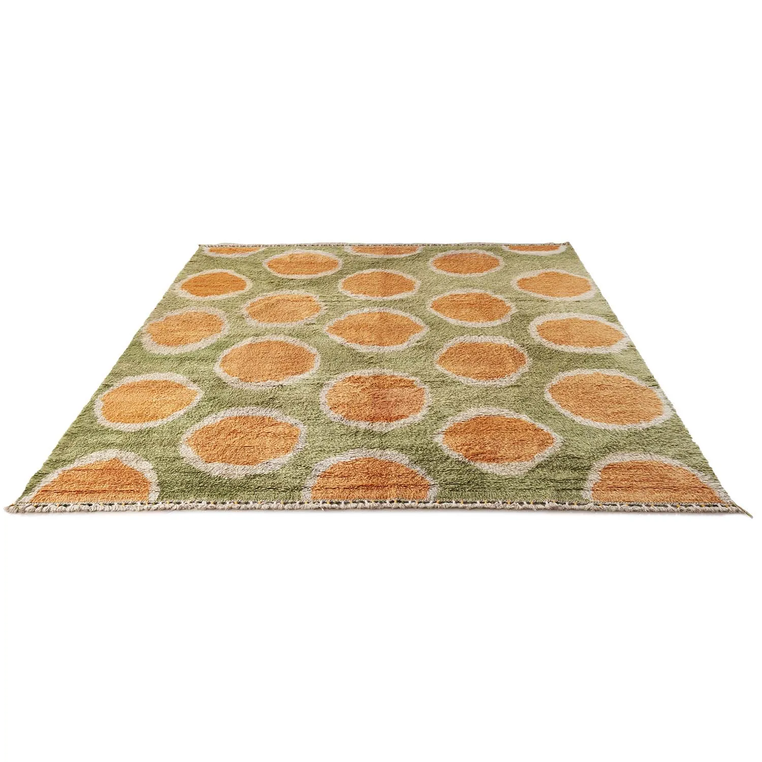 Multicolored Moroccan Wool Rug - 9' x 12'8"