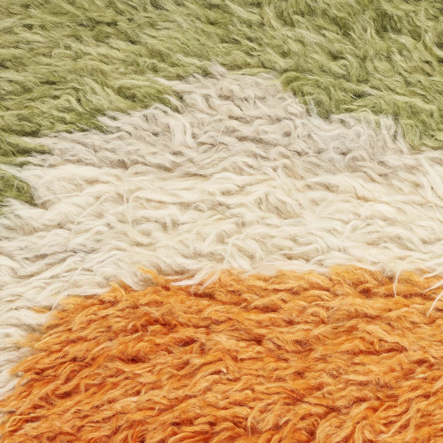 Multicolored Moroccan Wool Rug - 9' x 12'8"