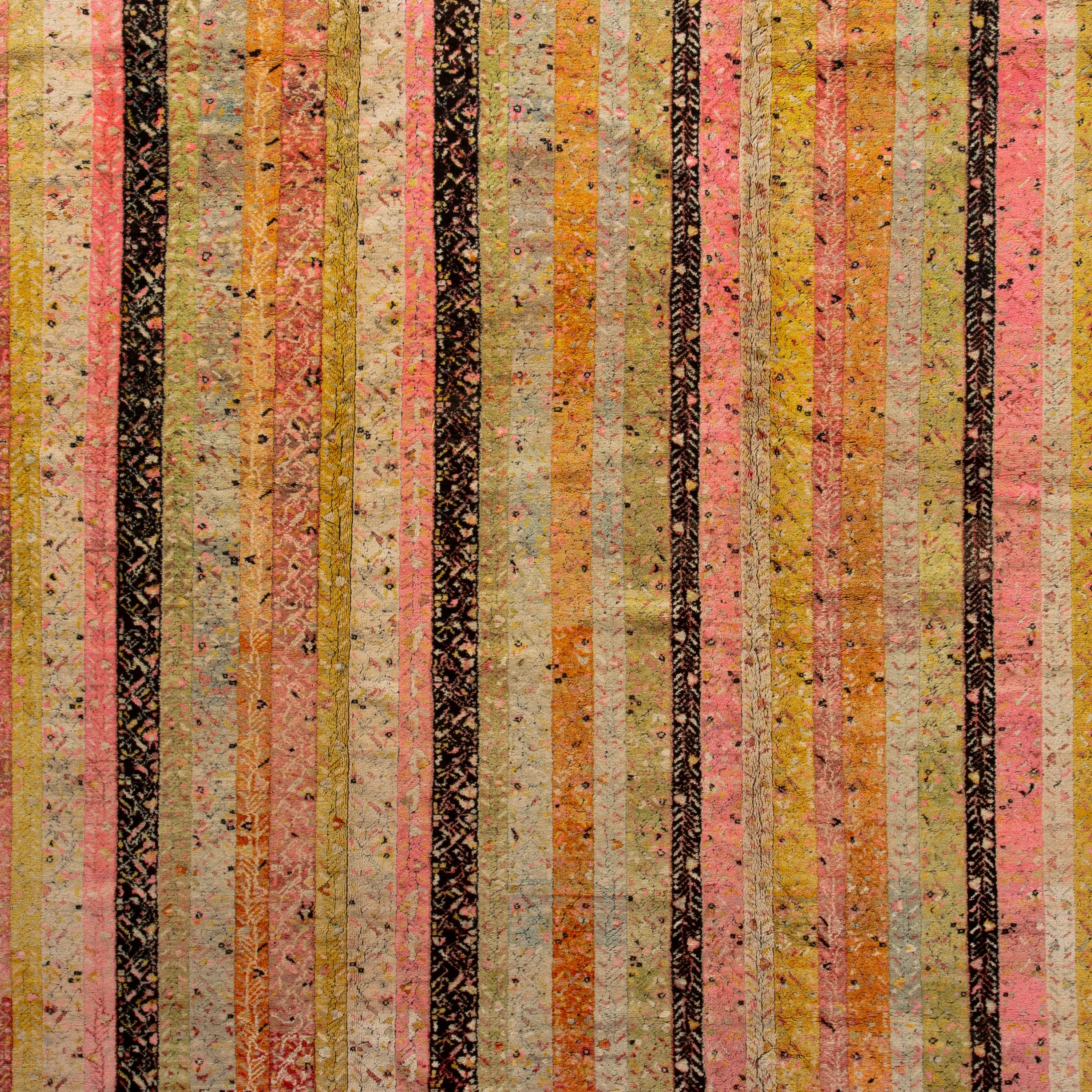 Multicolored Traditional Wool Rug - 10'7" x 16'3"