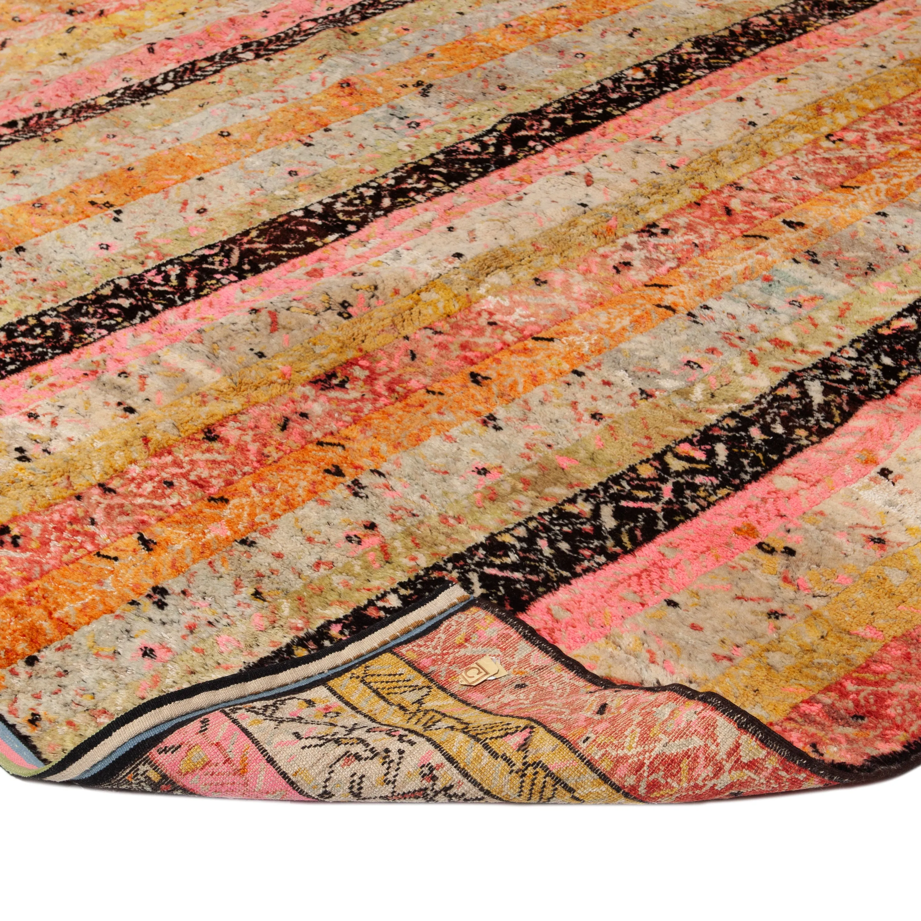 Multicolored Traditional Wool Rug - 10'7" x 16'3"