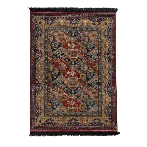 Multicolored Traditional Wool Rug - 5'1" x 7'3"