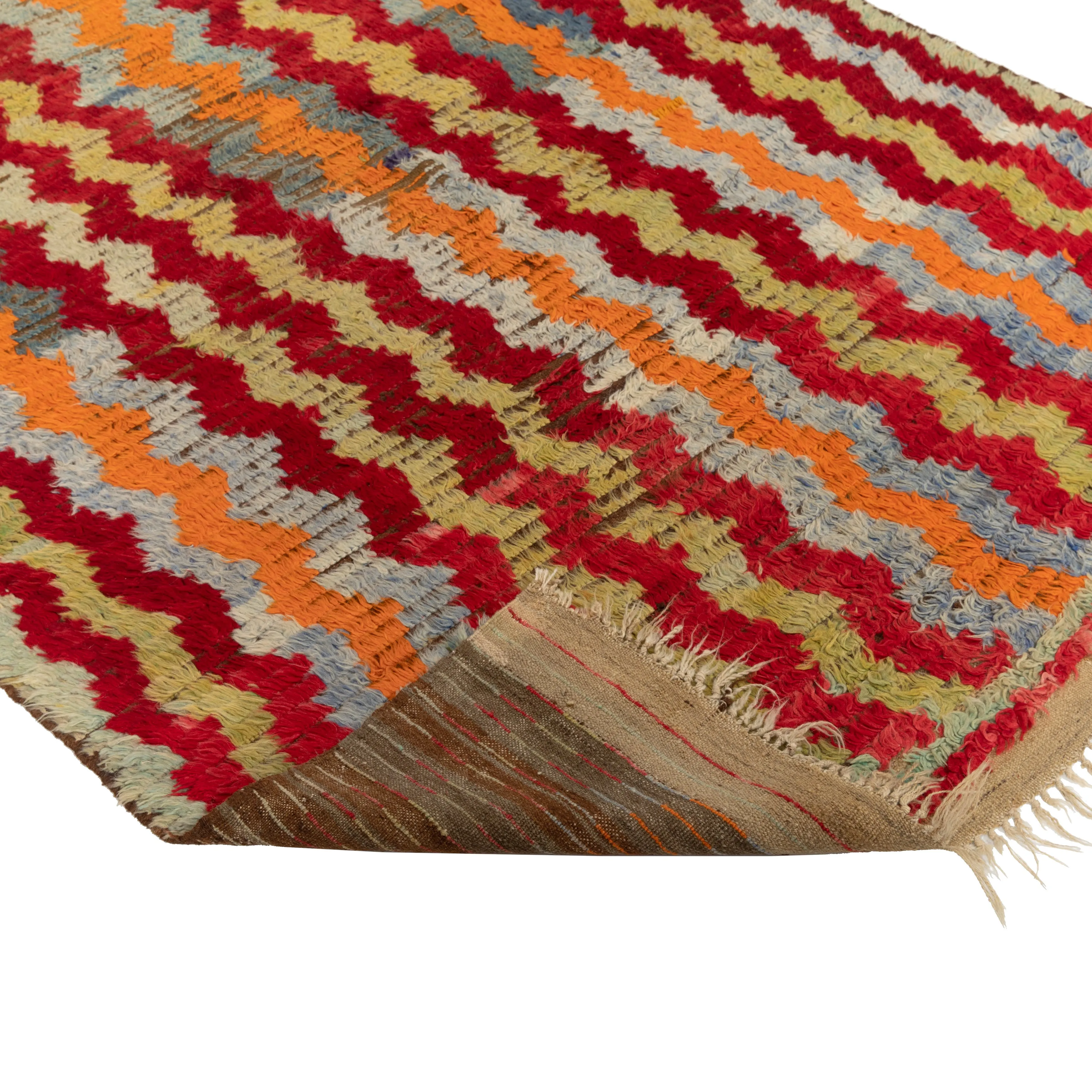 Multicolored Traditional Wool Rug - 5'6" x 7'9"
