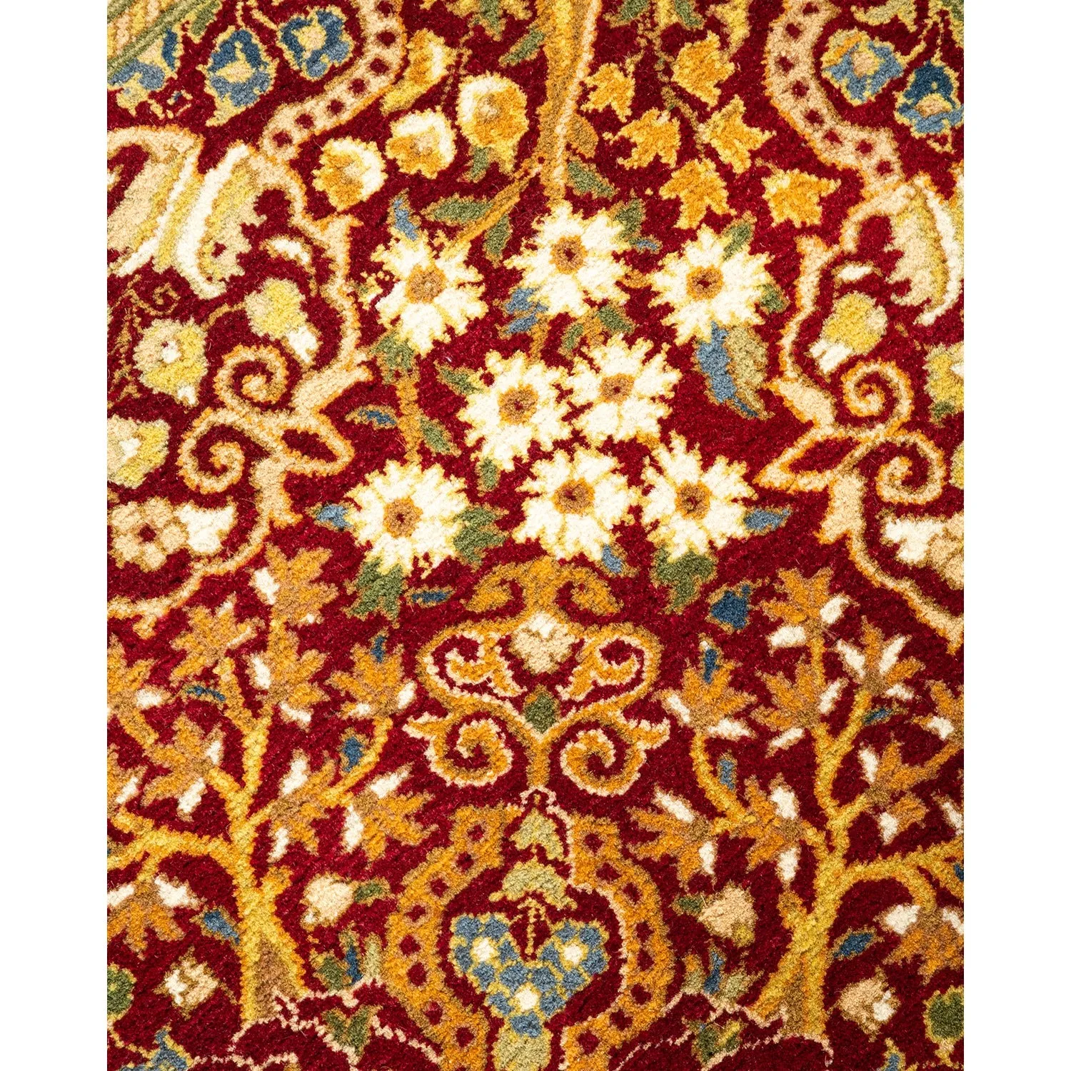 Multicolored Traditional Wool Rug - 7'1" x 7'1"