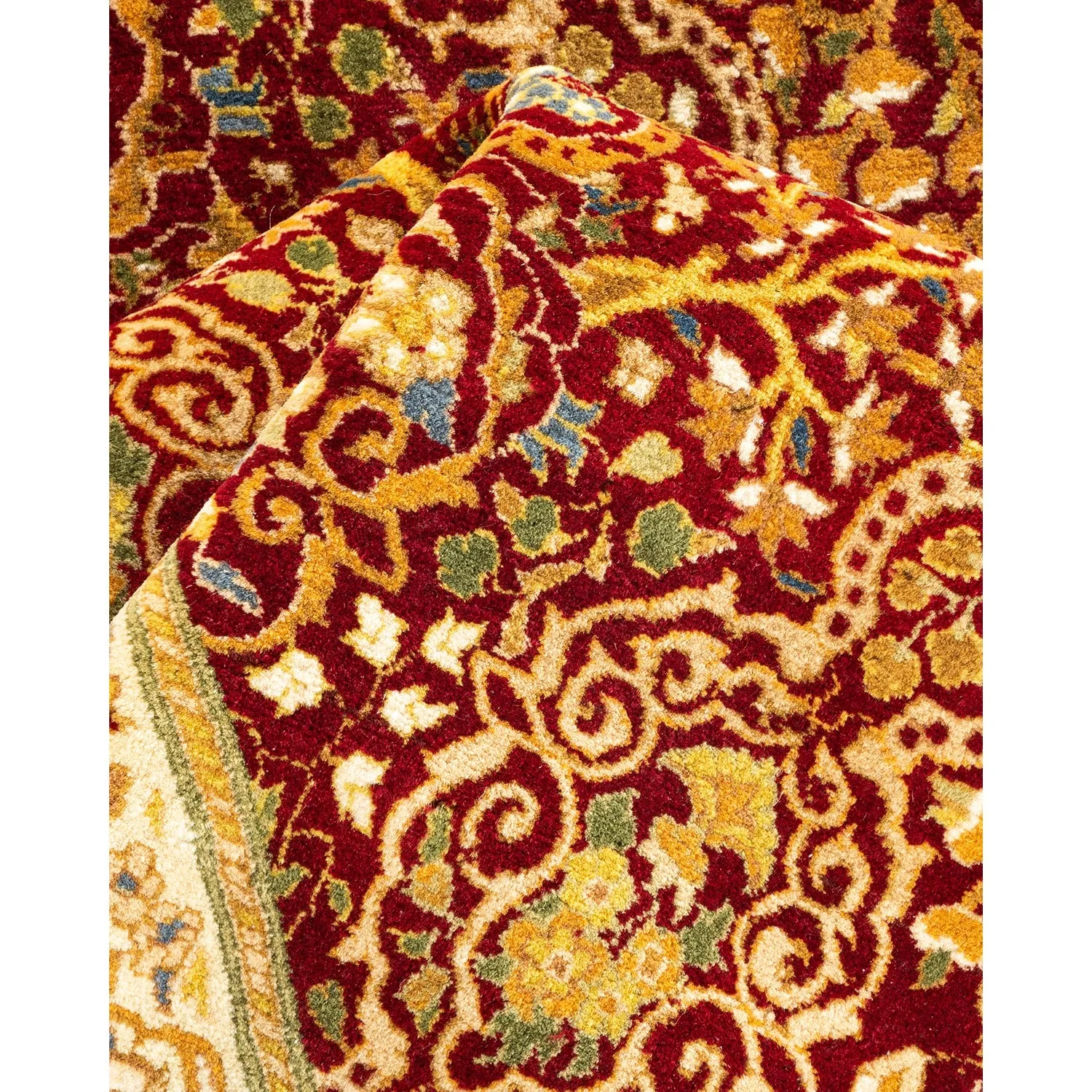 Multicolored Traditional Wool Rug - 7'1" x 7'1"